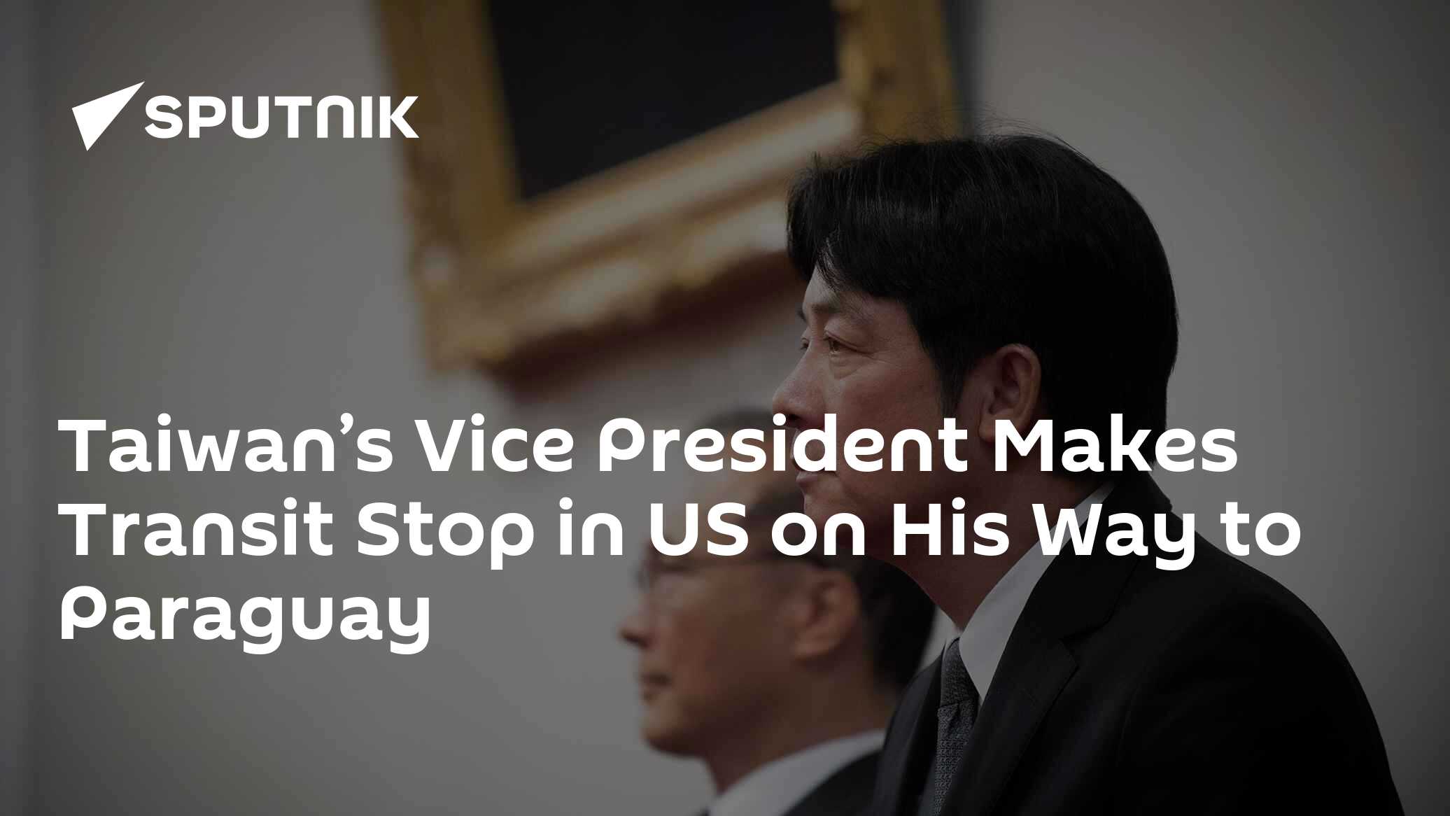 Taiwan Vice President Stops in New York