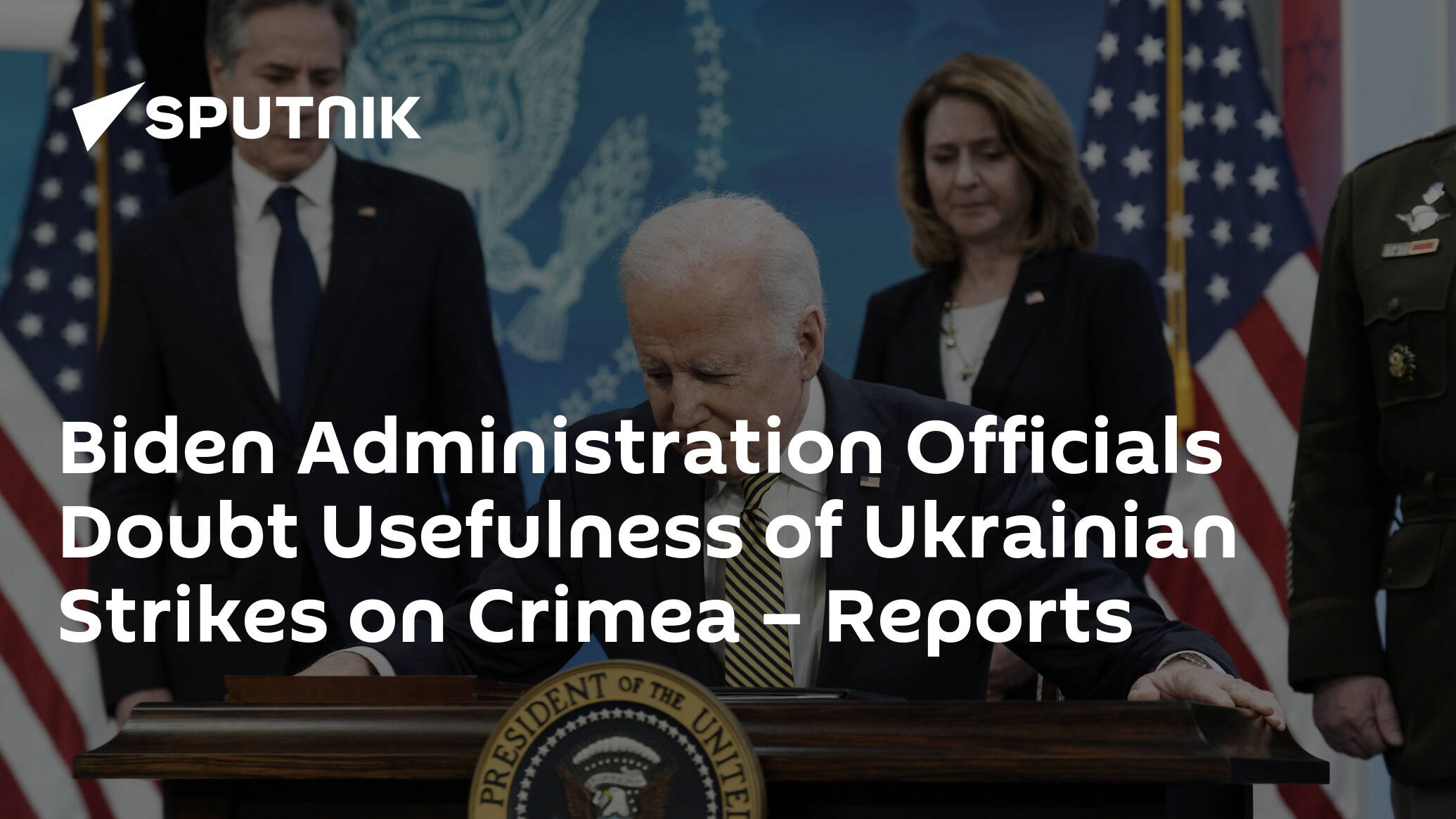 Biden Administration Officials Doubt Usefulness of Ukrainian Strikes on Crimea – Reports