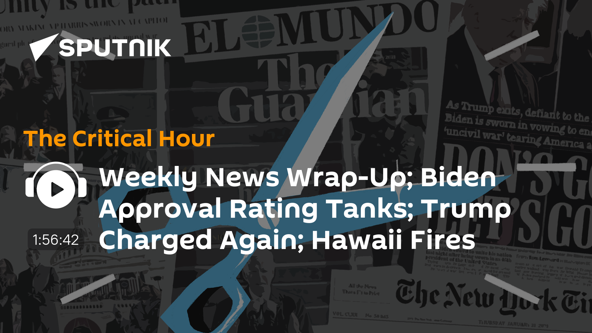 Weekly News Wrap-Up; Biden Approval Rating Tanks; Trump Charged Again; Hawaii Fires - Vimarsana News