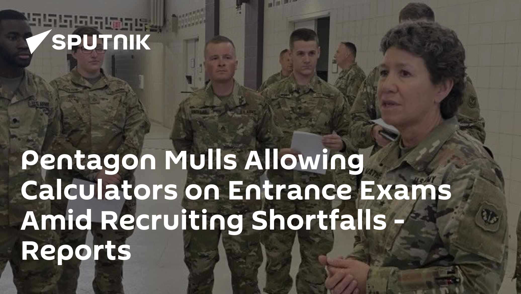 Pentagon Mulls Allowing Calculators on Entrance Exams Amid Recruiting Shortfalls - Vimarsana News
