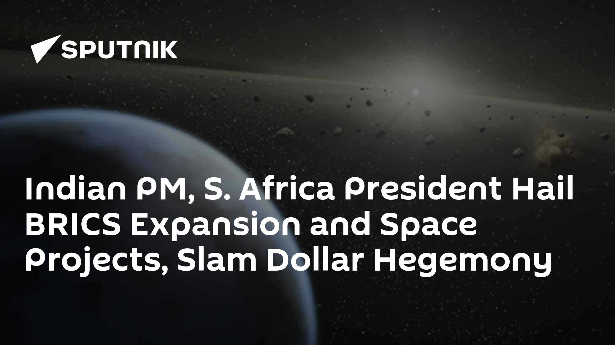 BRICS Nations Must Create Space-Exploration Consortium - Vimarsana News