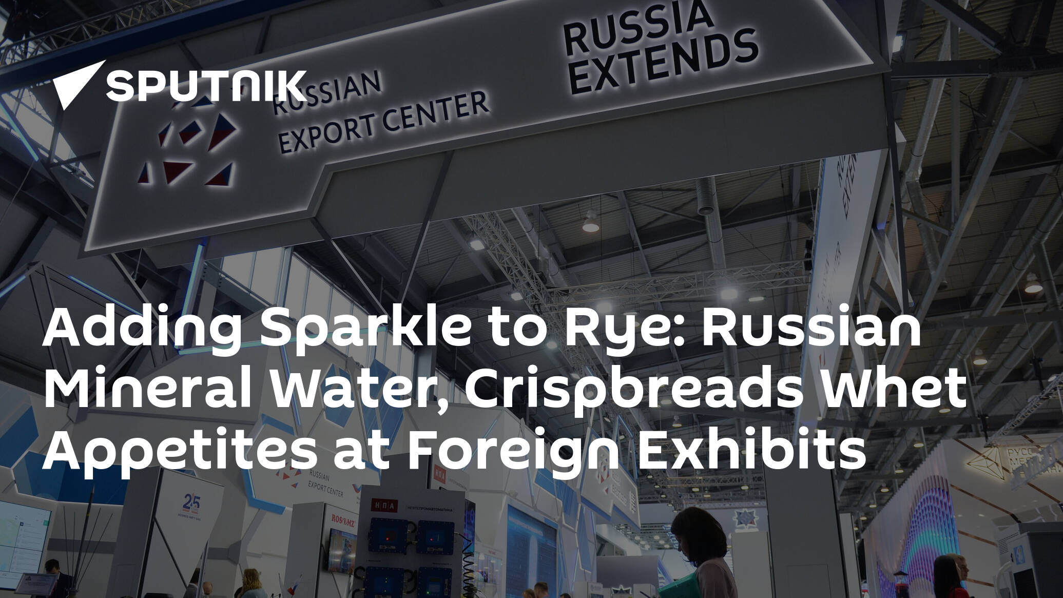 Adding Sparkle to Rye: Russian Mineral Water, Crispbreads Whet Appetites at Foreign Exhibits