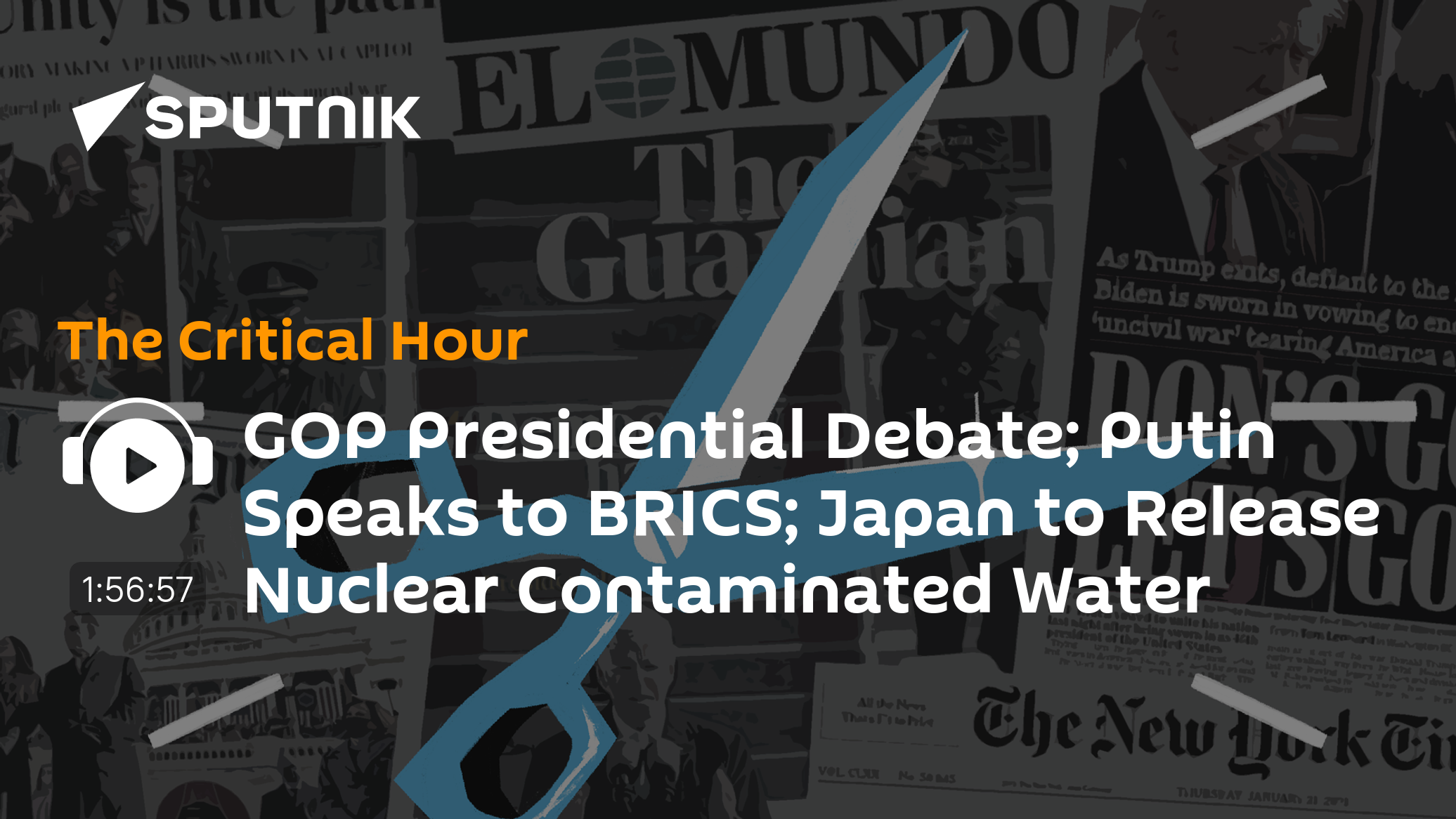 GOP Presidential Debate; Putin Speaks to BRICS; Japan to Release Nuclear Contaminated Water - Vimarsana News