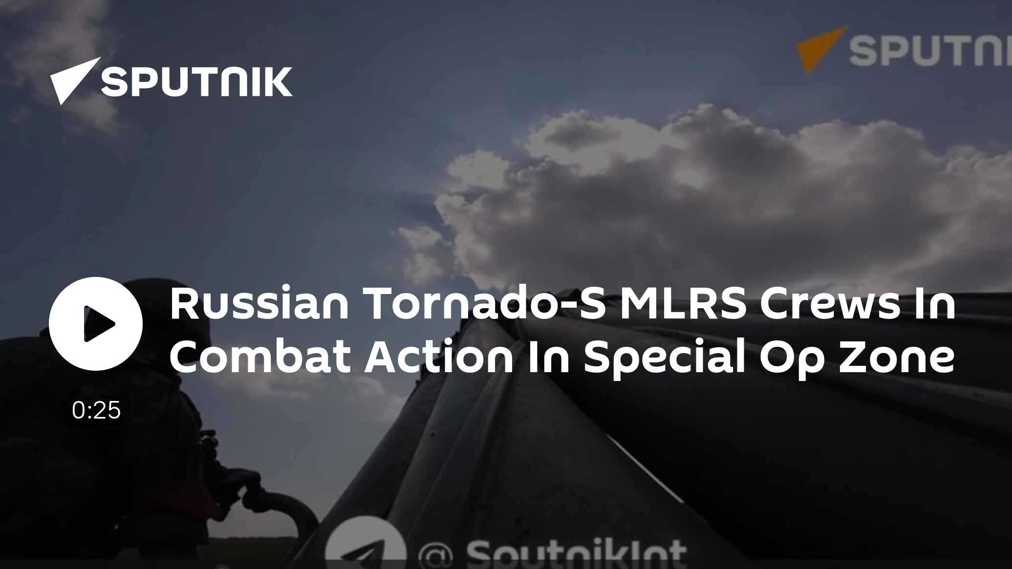 Russian Tornado-S MLRS Crews in Combat Action