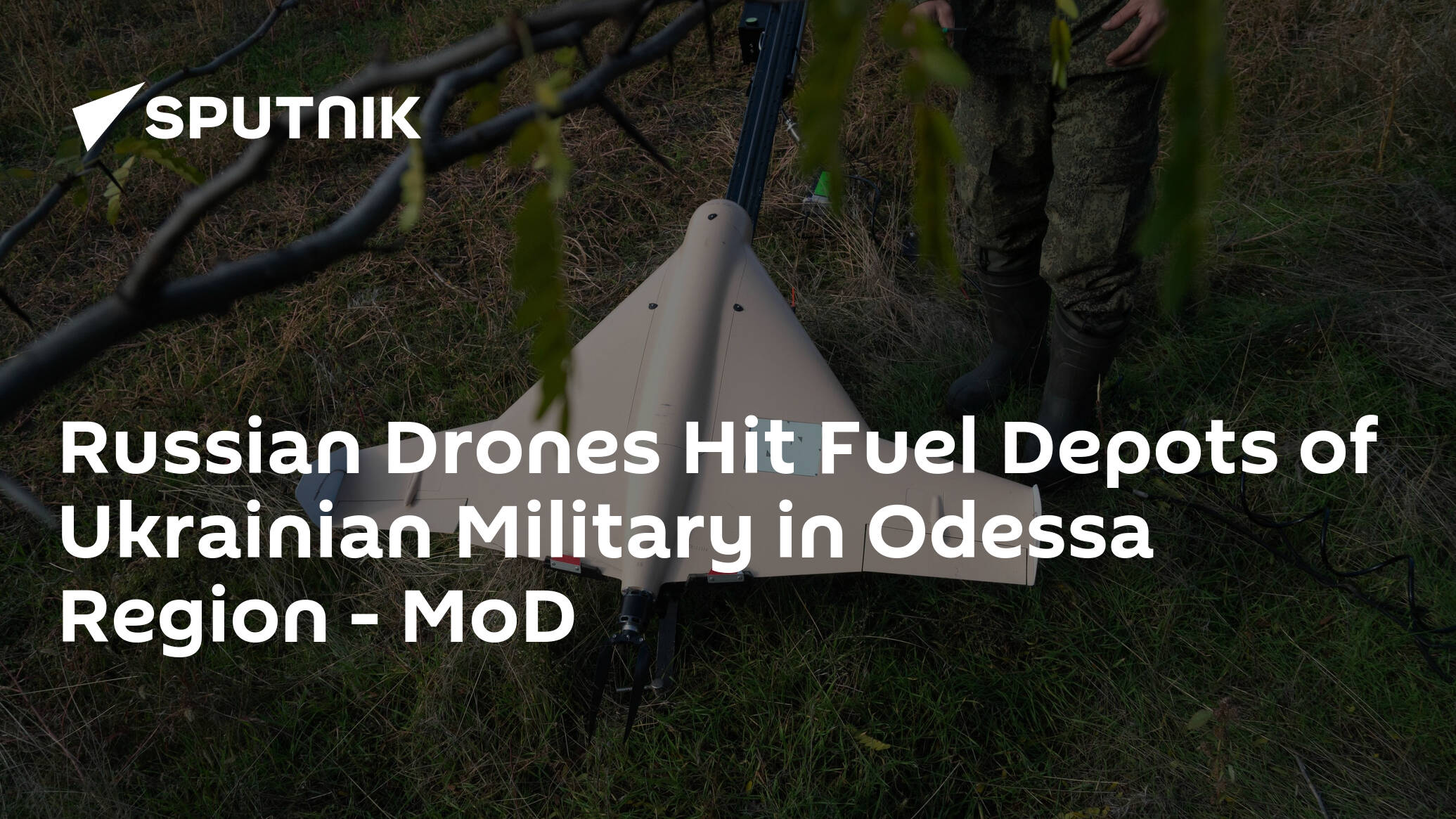 Russian Drones Hit Fuel Depots of Ukrainian Military in Odessa Region – MoD