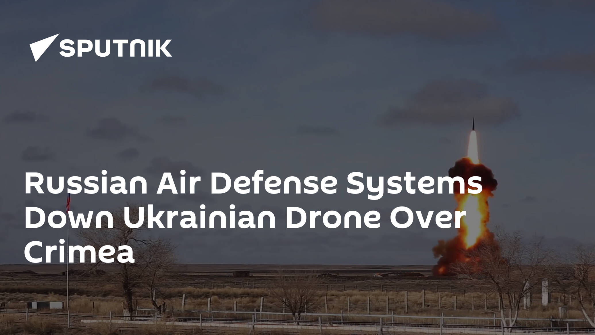 Russian Air Defense Systems Down Ukrainian Drone Over Crimea