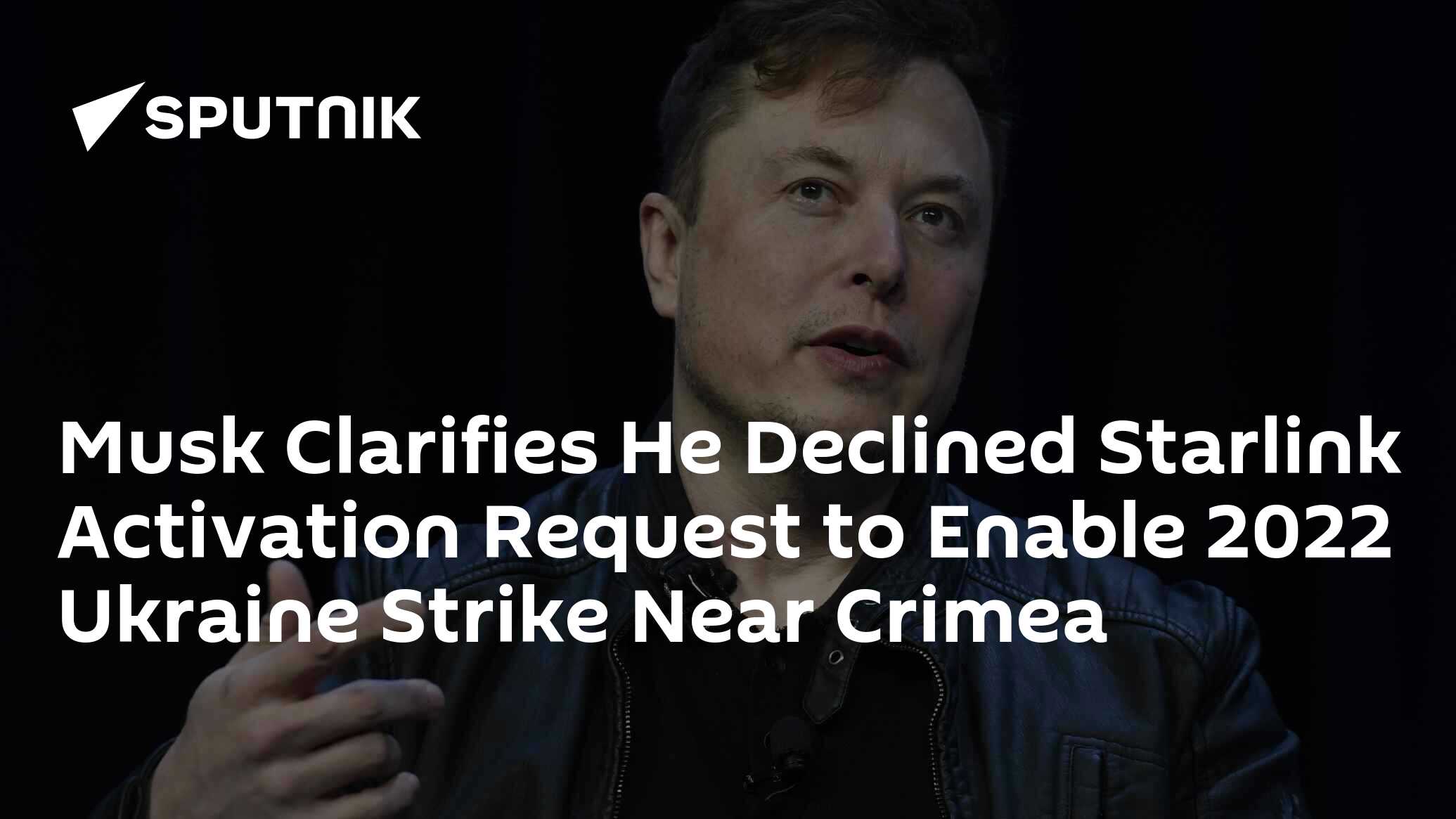 Musk Says Declined Starlink Activation Request To Enable Ukraine Drone ...