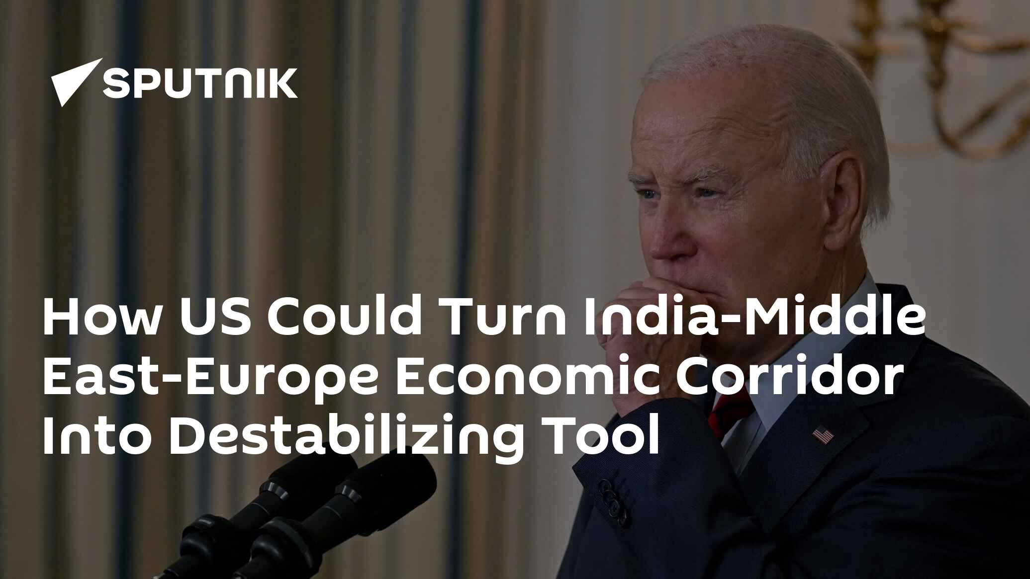 How US Could Turn India-Middle East-Europe Economic Corridor Into Destabilizing Tool