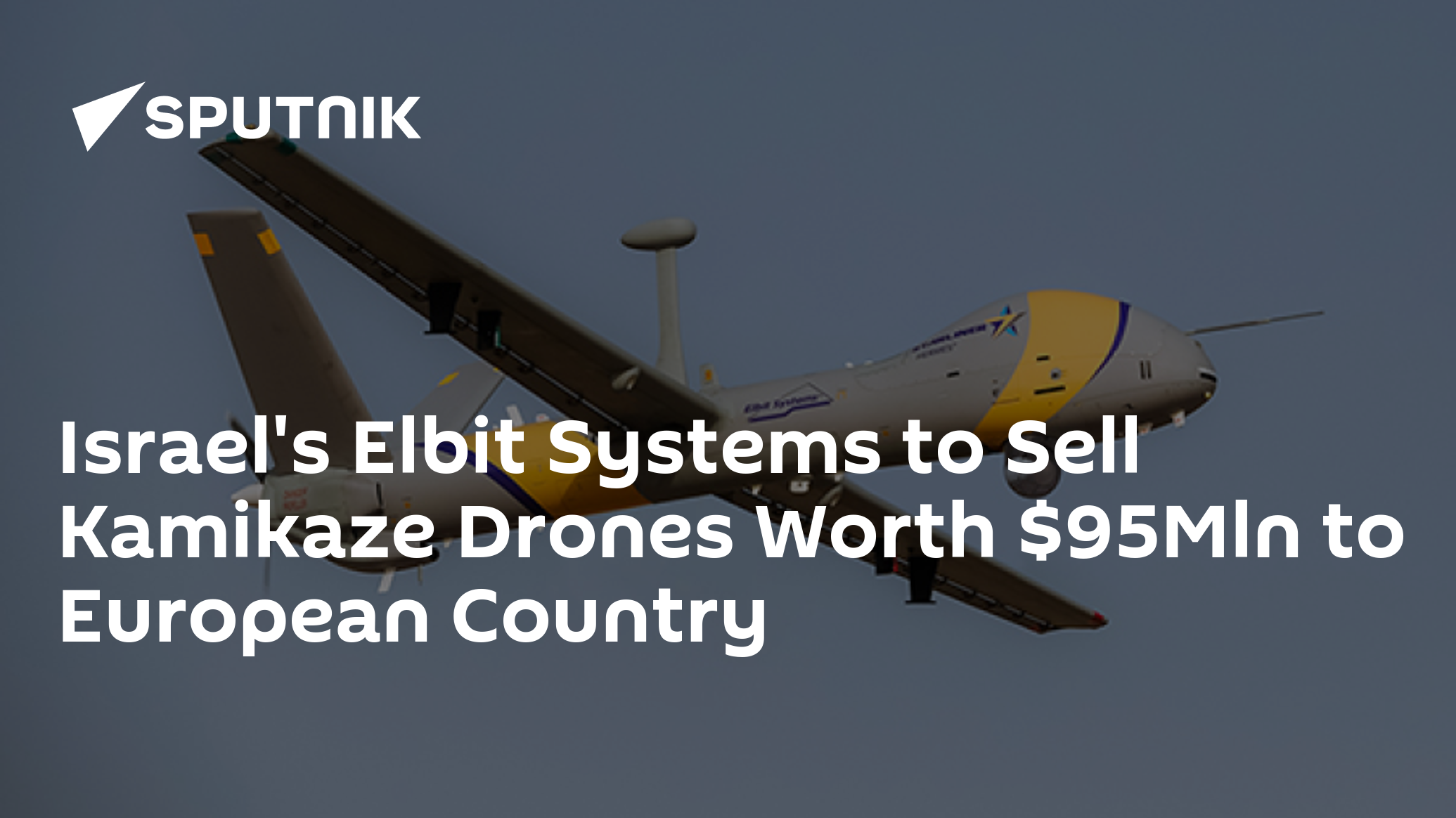 Israel's Elbit Systems to Sell Kamikaze Drones Worth Mln to European Country