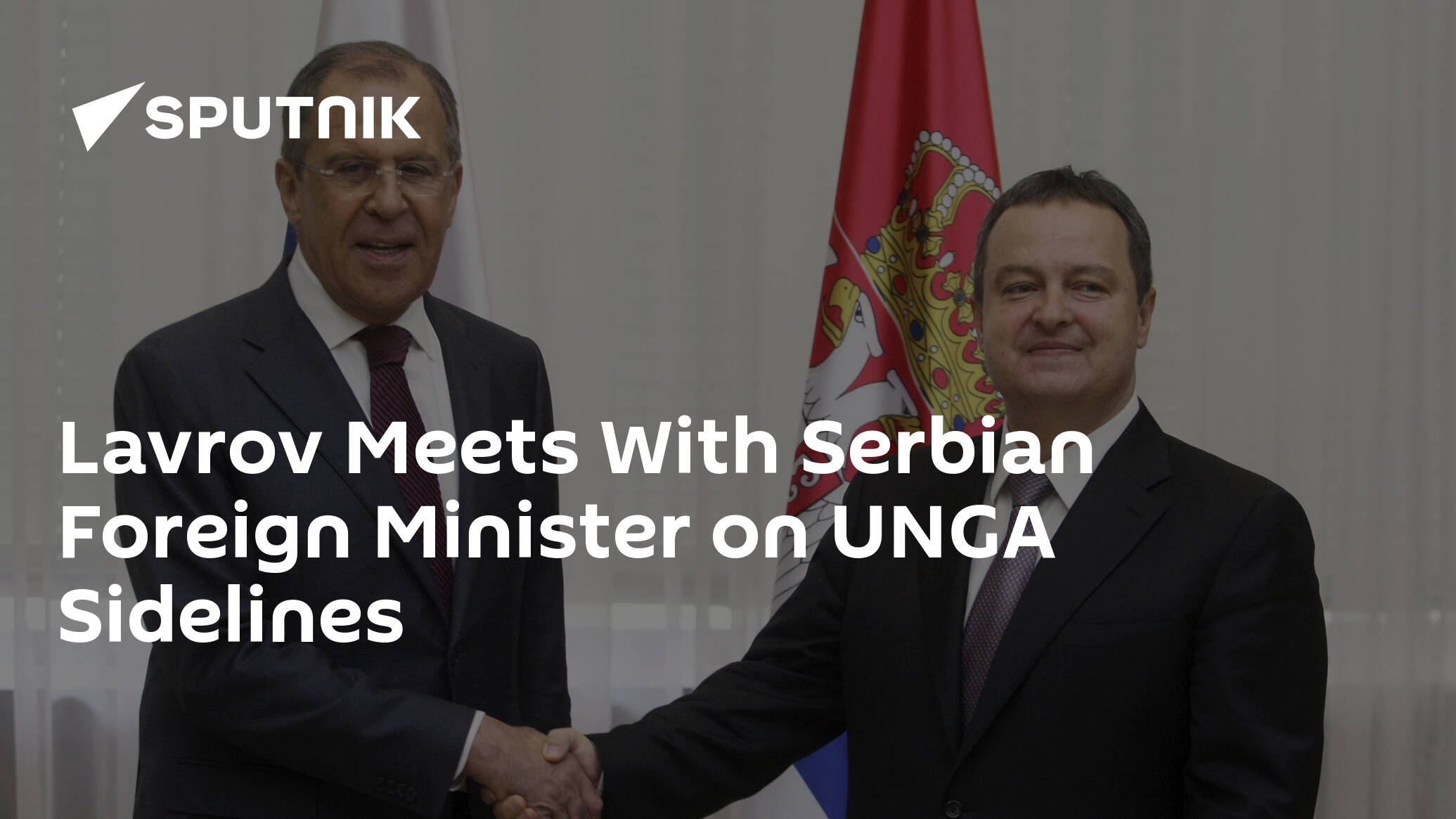 Lavrov Meets With Serbian Foreign Minister on UNGA Sidelines