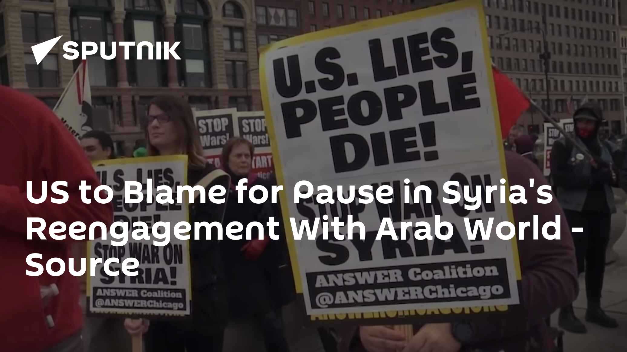 US to Blame for Pause in Syria's Reengagement With Arab World - Vimarsana News