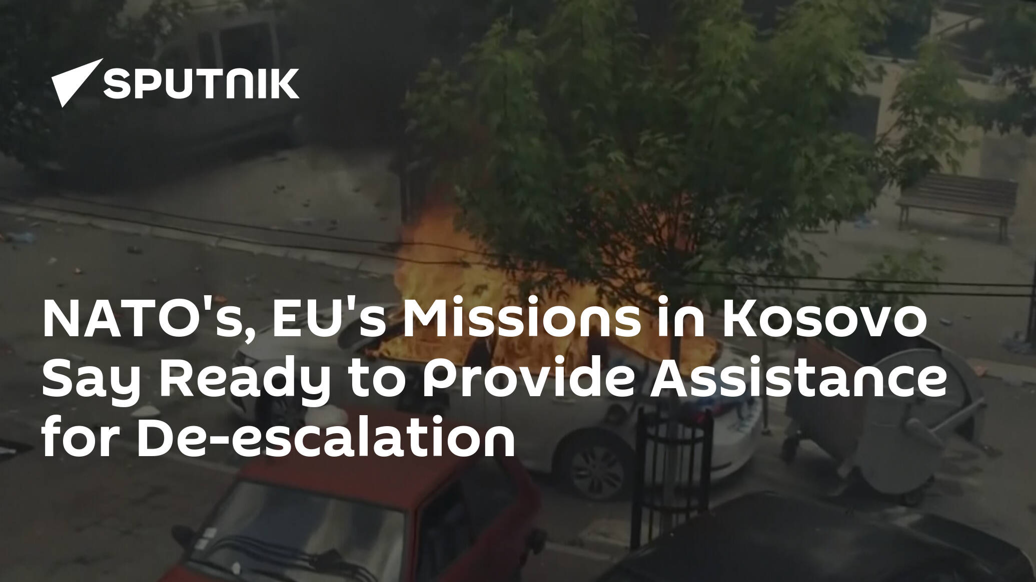NATO's, EU's Missions in Kosovo Say Ready to Provide Assistance for De-escalation