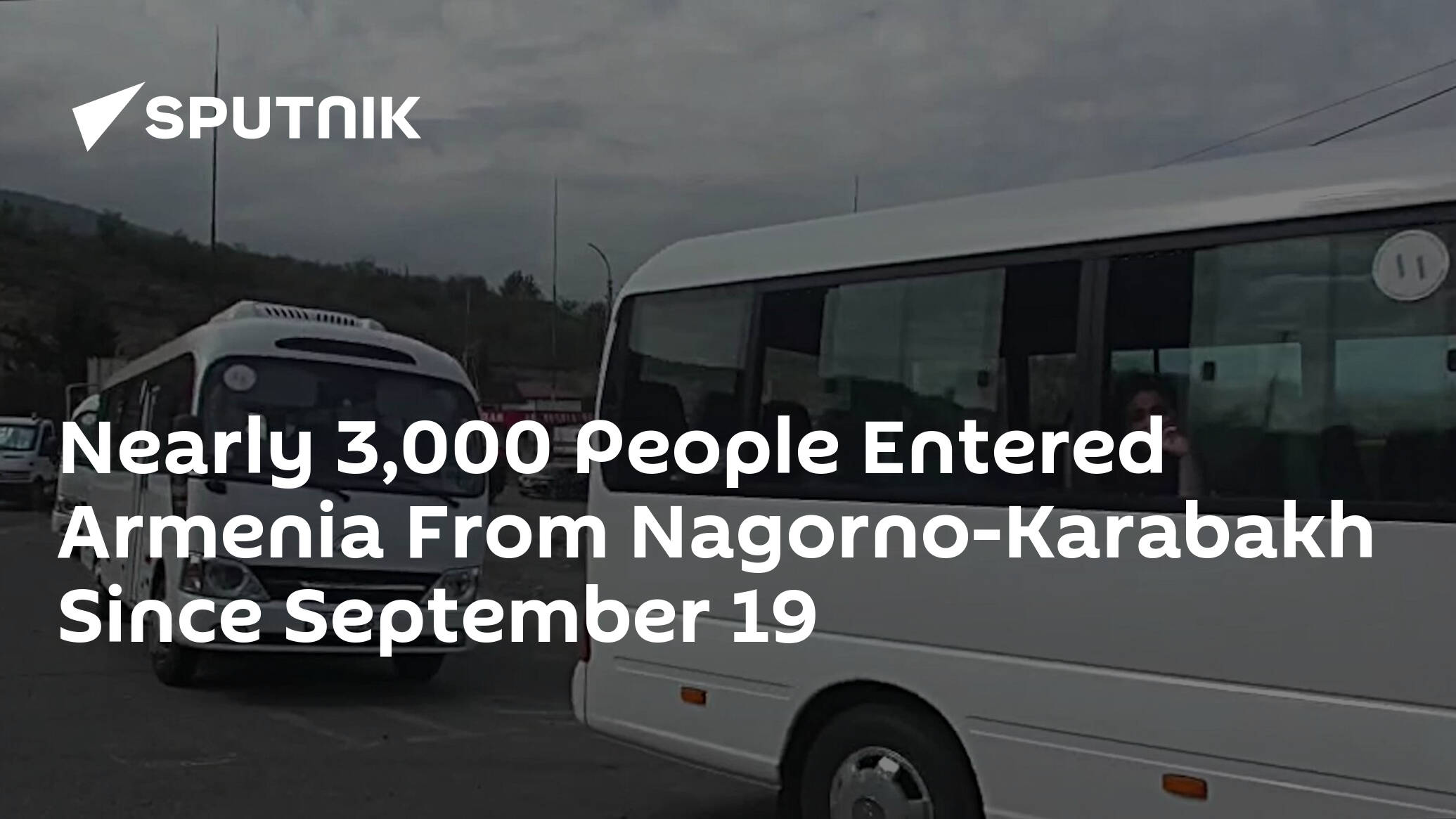 Nearly 3,000 People Entered Armenia From Nagorno-Karabakh Since September 19
