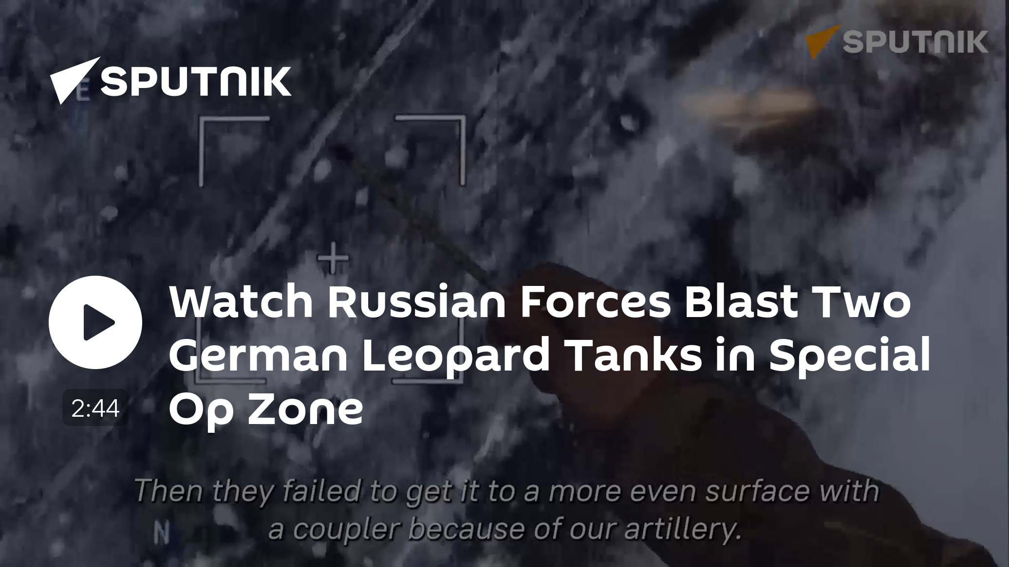 Watch Russian Forces Blast Two German Leopard Tanks - Vimarsana News