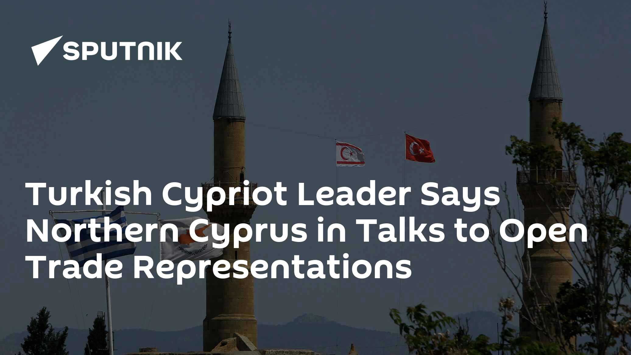Turkish Cypriot Leader Says Northern Cyprus in Talks to Open Trade Representations