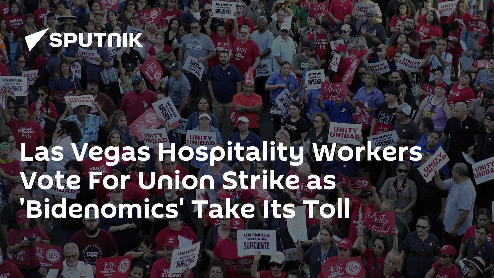 Las Vegas Hospitality Workers Vote For Union Strike Amid 'Bidenomics ...