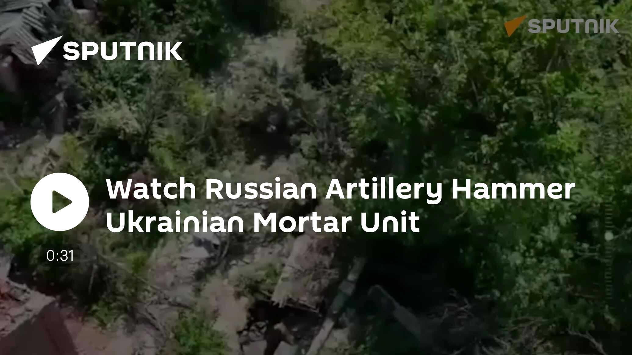 Watch Russian Artillery Hammer Ukrainian Mortar Unit - Vimarsana News