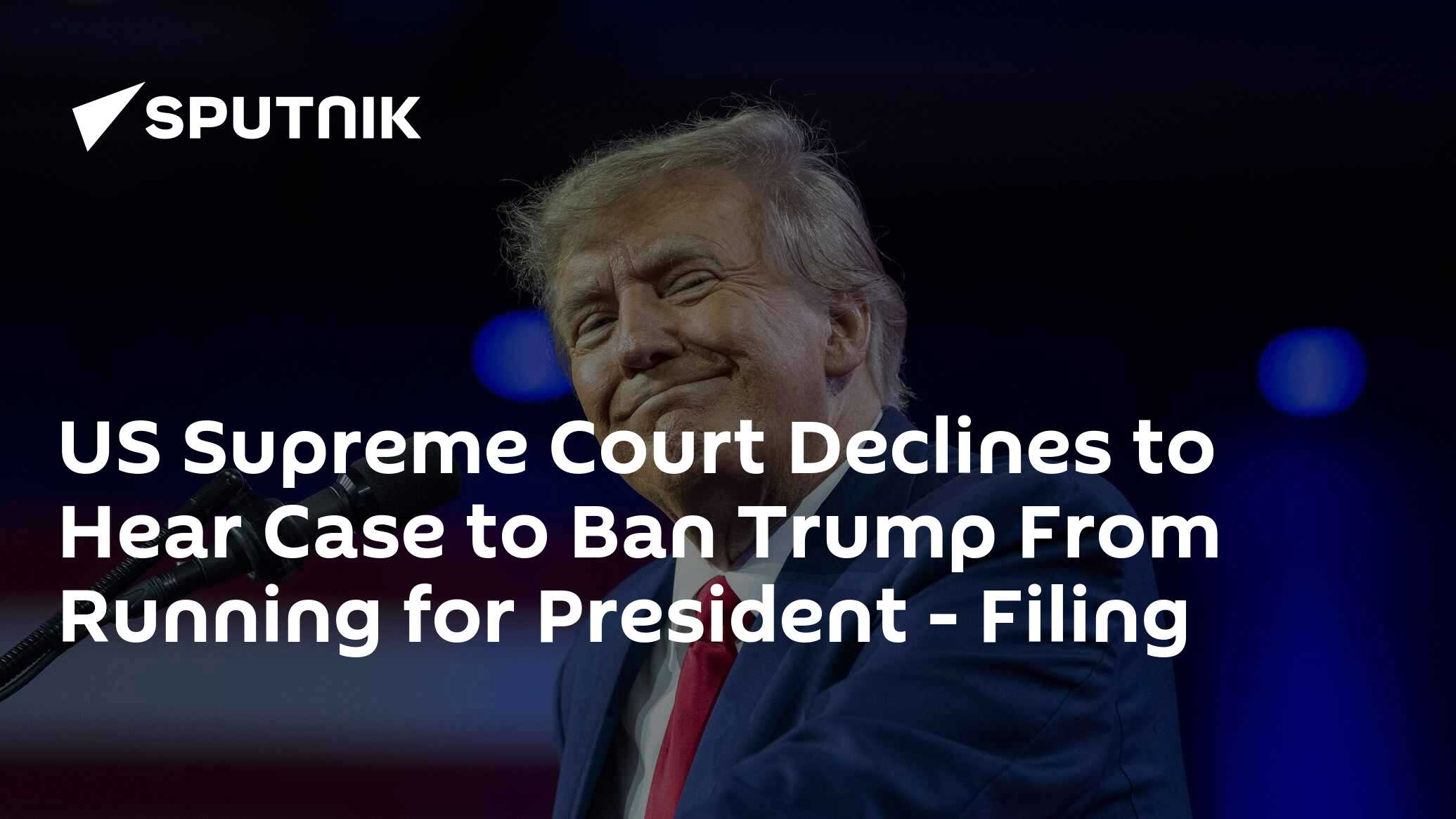 US Supreme Court Declines To Hear Case To Ban Trump From Running For ...