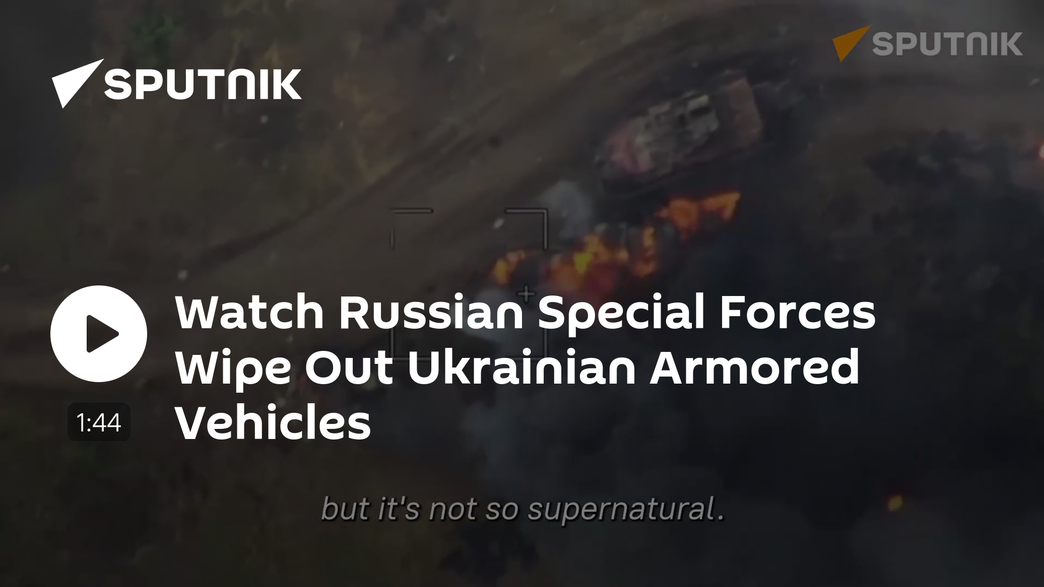 Watch Russian Special Forces Wipe Out Ukrainian Armored Vehicles - Vimarsana News