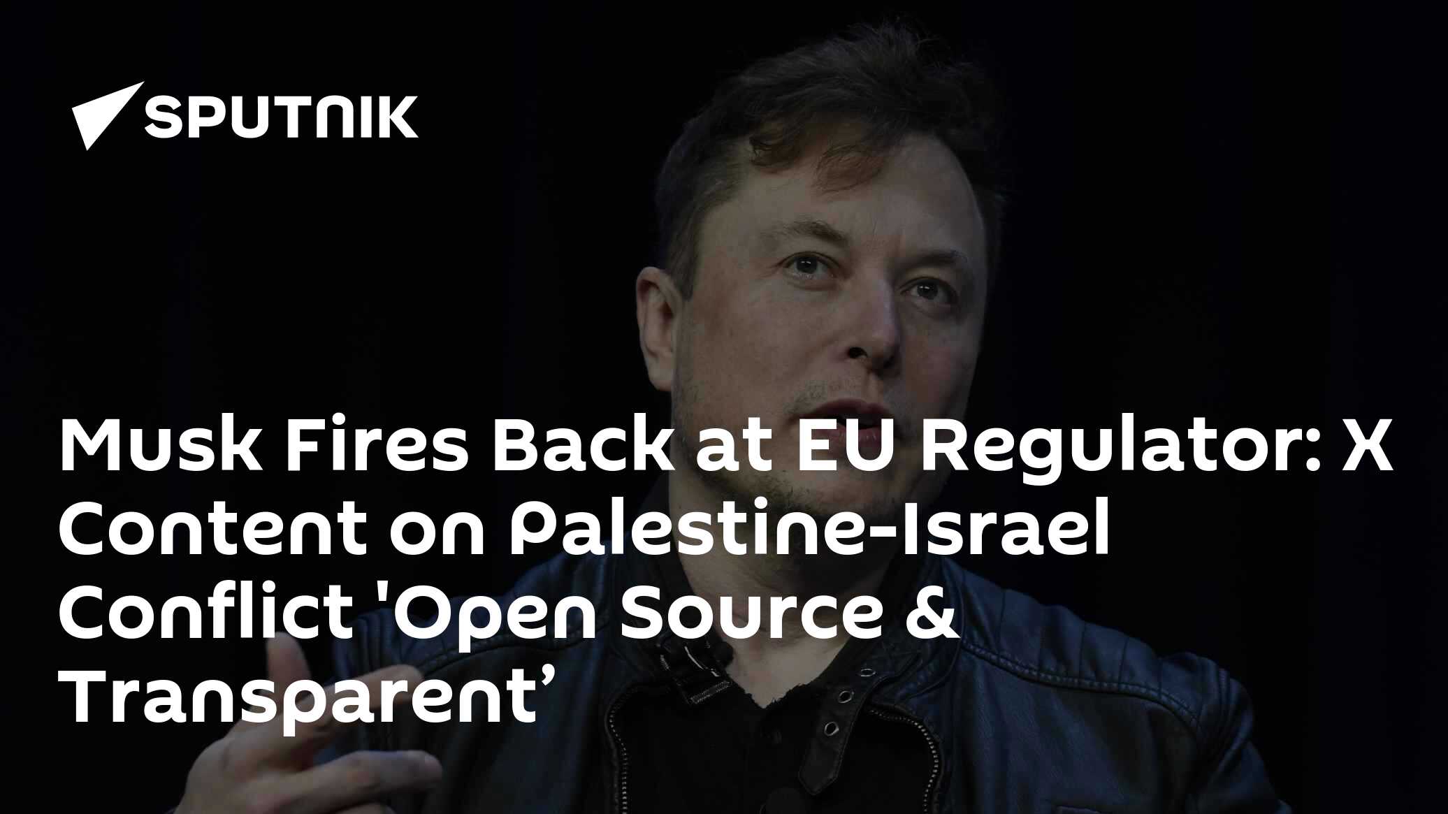Musk Says X Content on Palestine-Israel Conflict 'Open Source & Transparent' - Vimarsana News