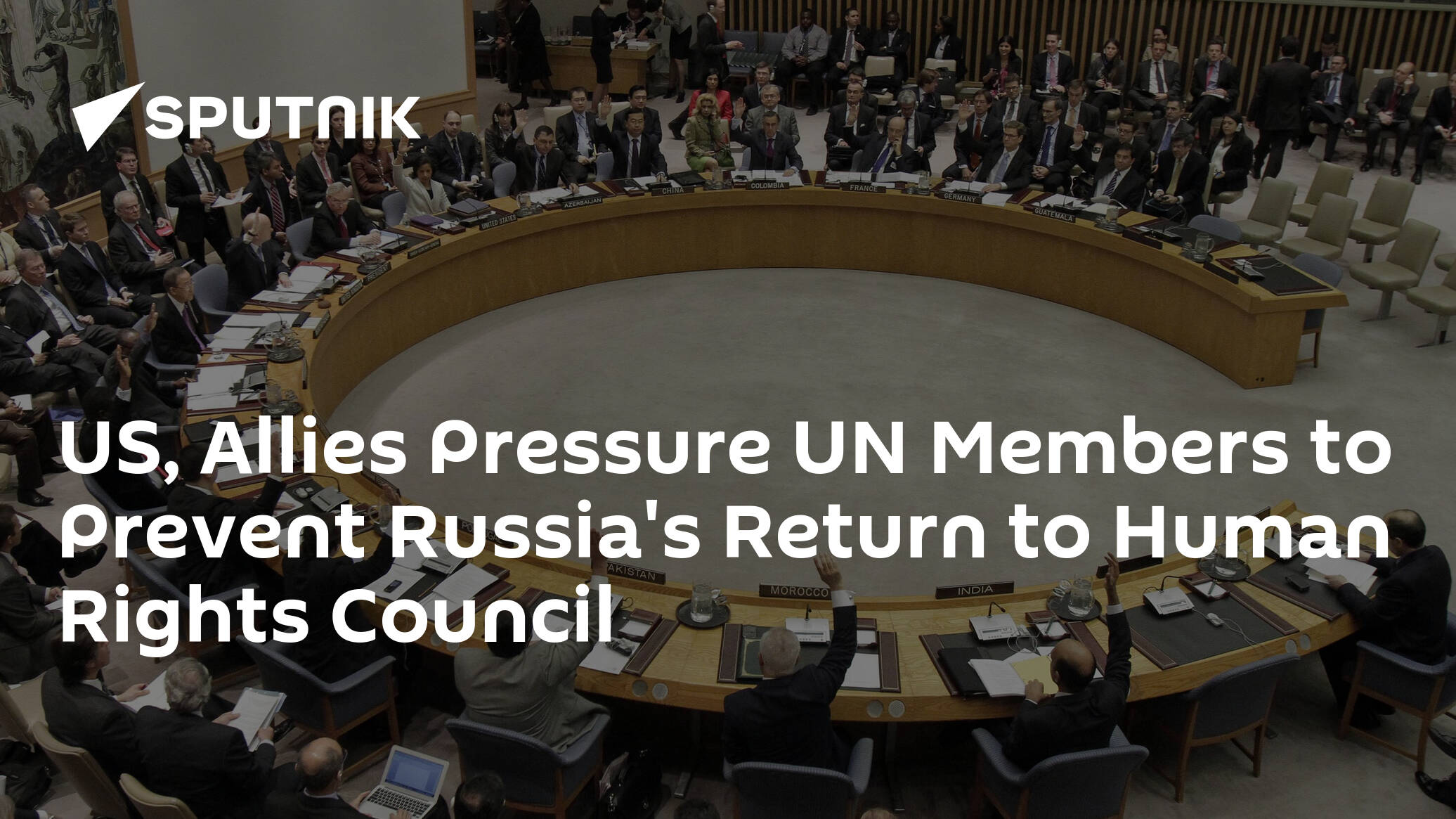 US, Allies Pressure UN Members to Prevent Russia's Return to Human Rights Council
