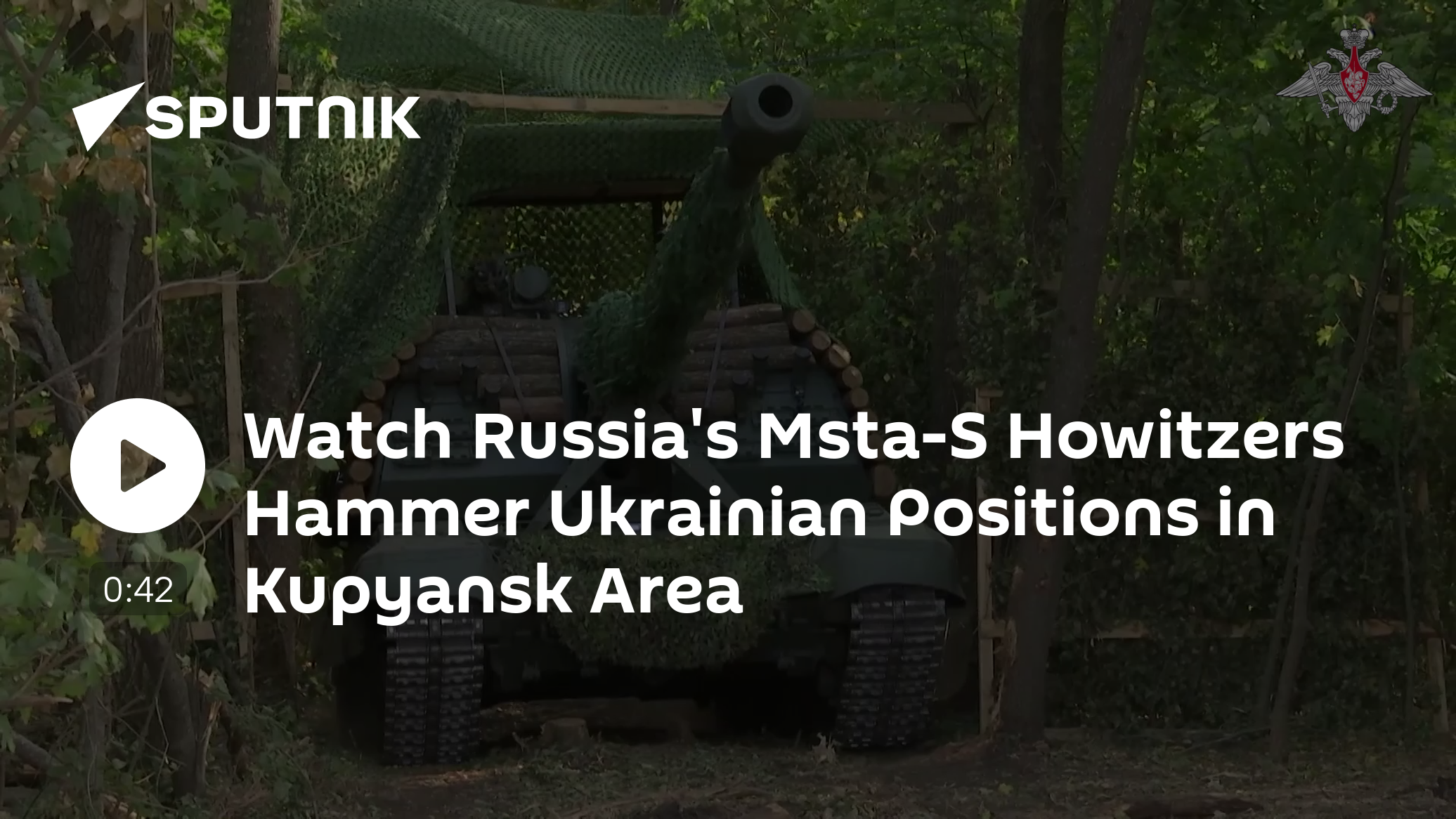 Watch Russian Msta-S Howitzers Strike Ukrainian Positions in Kupyansk Direction - Vimarsana News