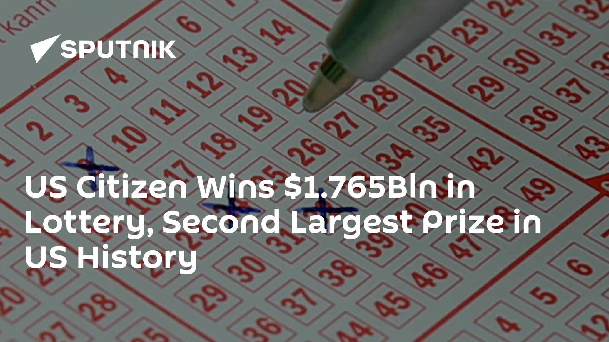 US Citizen Wins .765Bln in Lottery, Second Largest Prize in US History