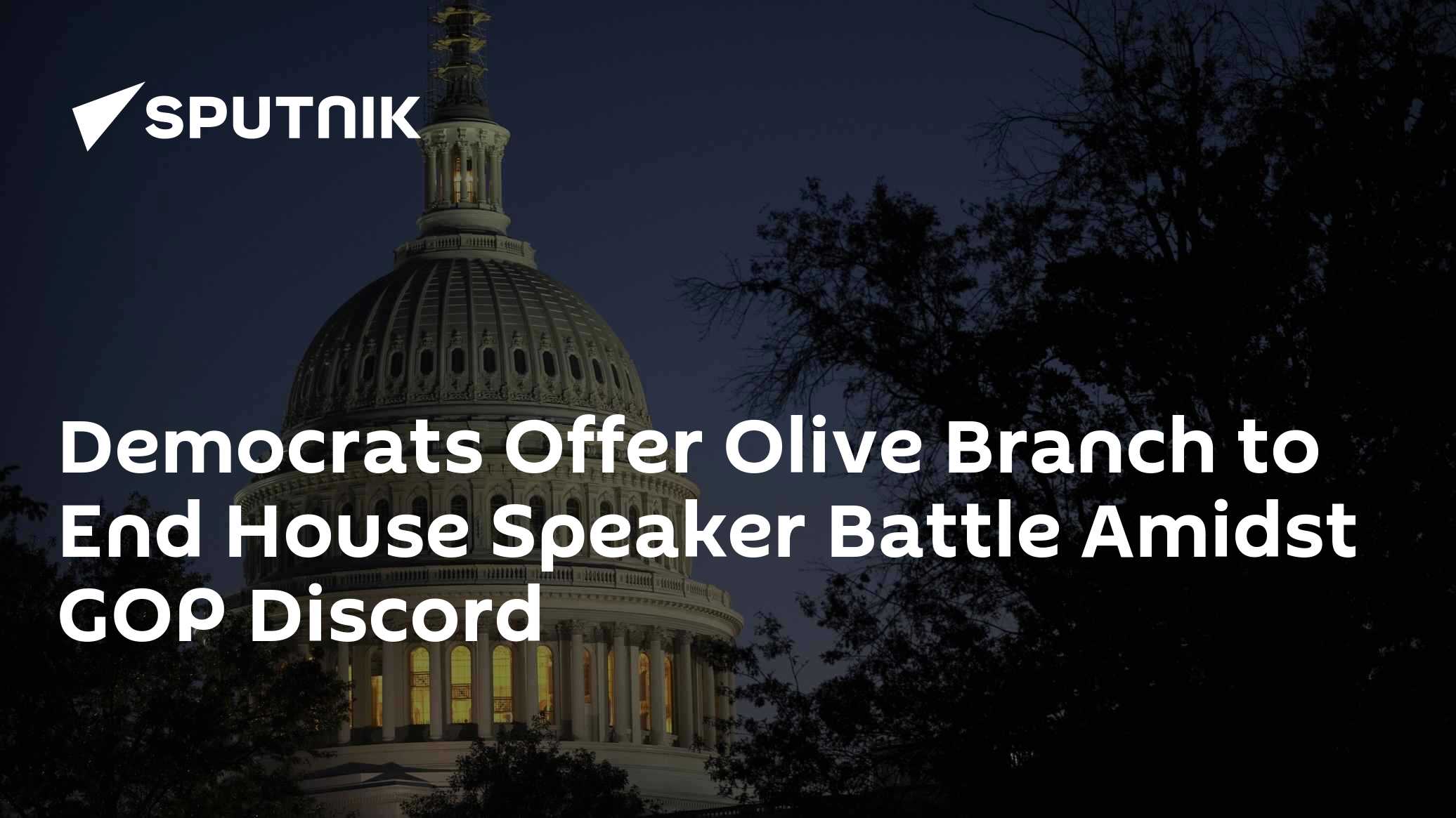 Democrats Offer Olive Branch to End House Speaker Battle Amidst GOP Discord - Vimarsana News
