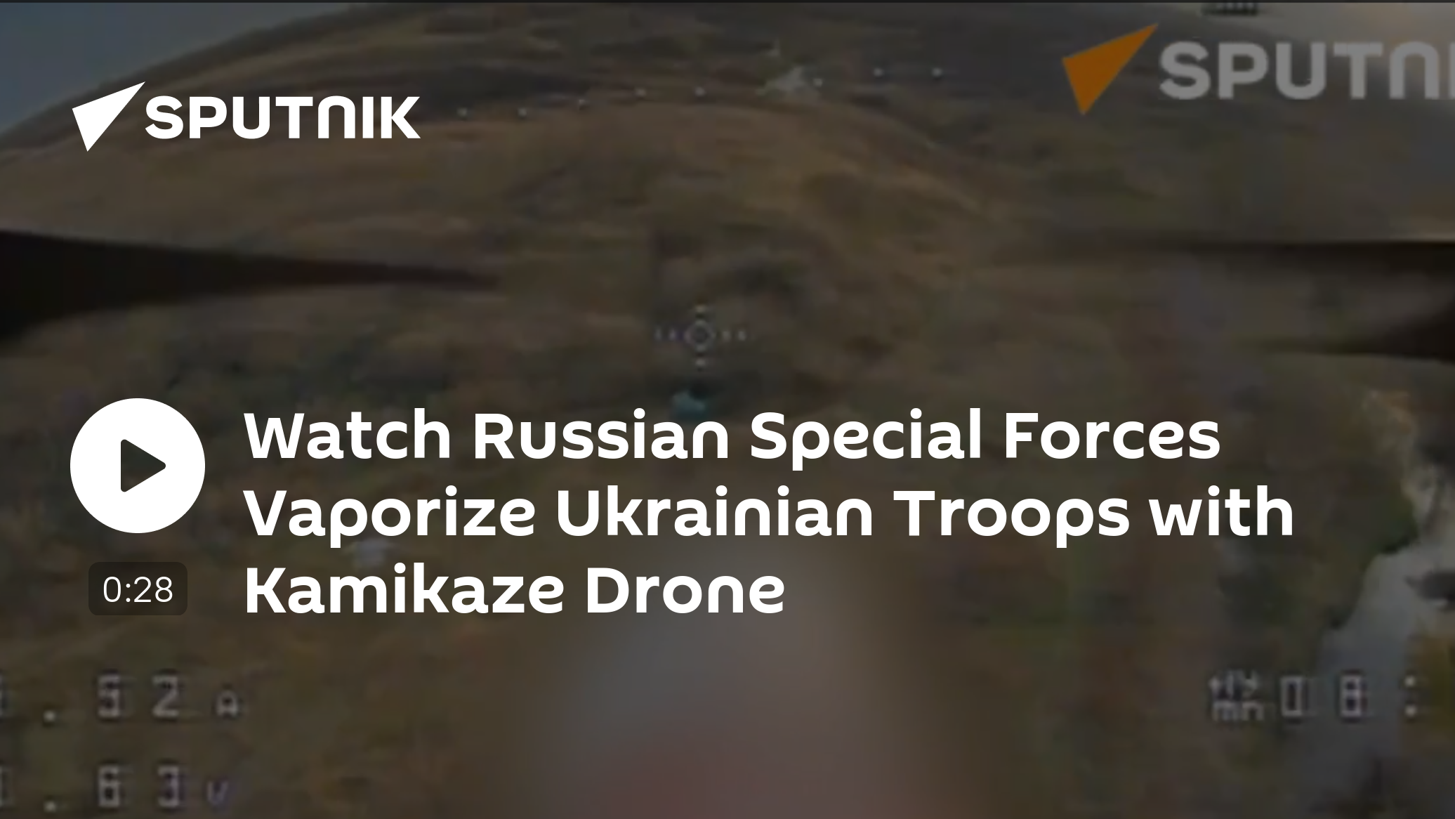 Watch Russian Special Forces Vaporize Ukrainian Troops with Kamikaze Drone - Vimarsana News