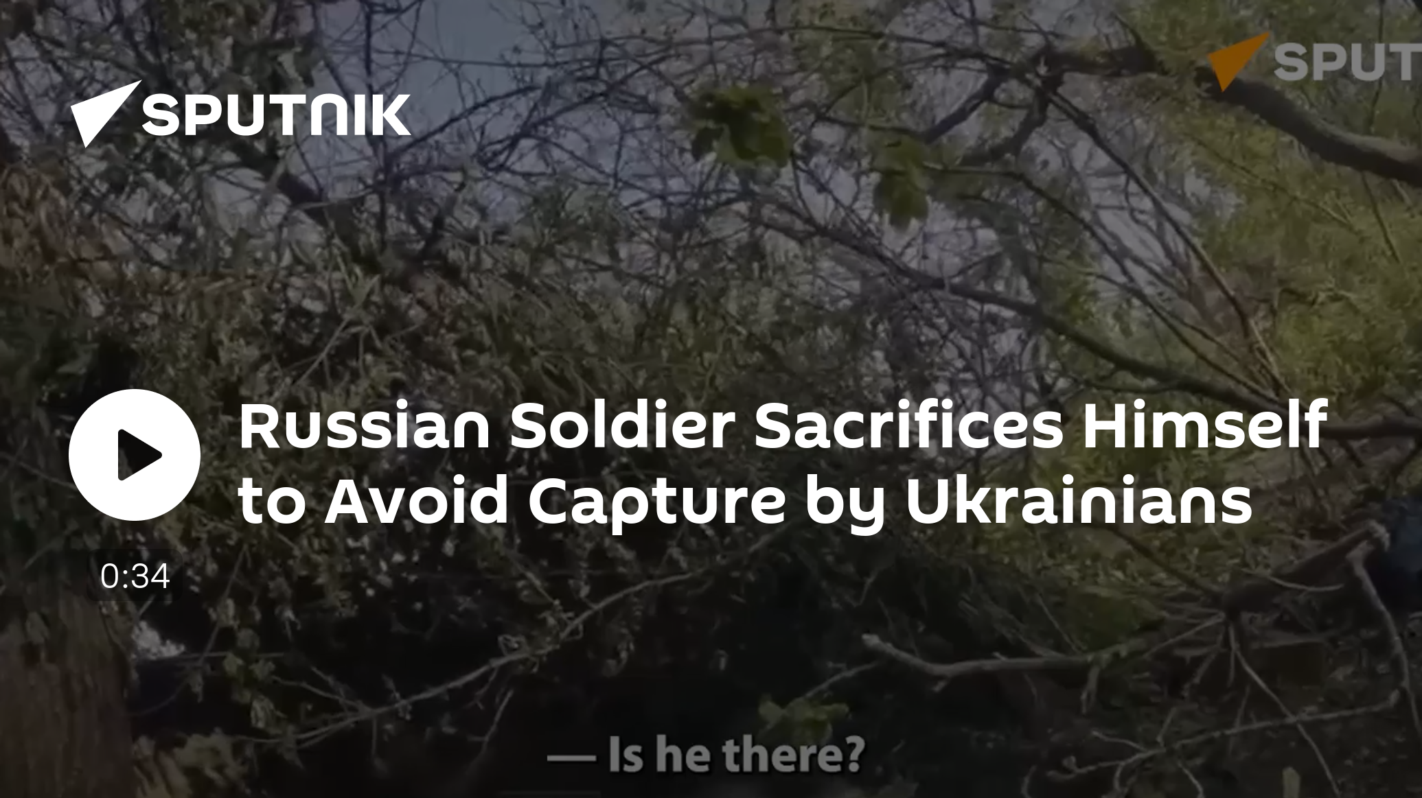 Russian Soldier Sacrifices Himself to Avoid Ukrainian Captivity