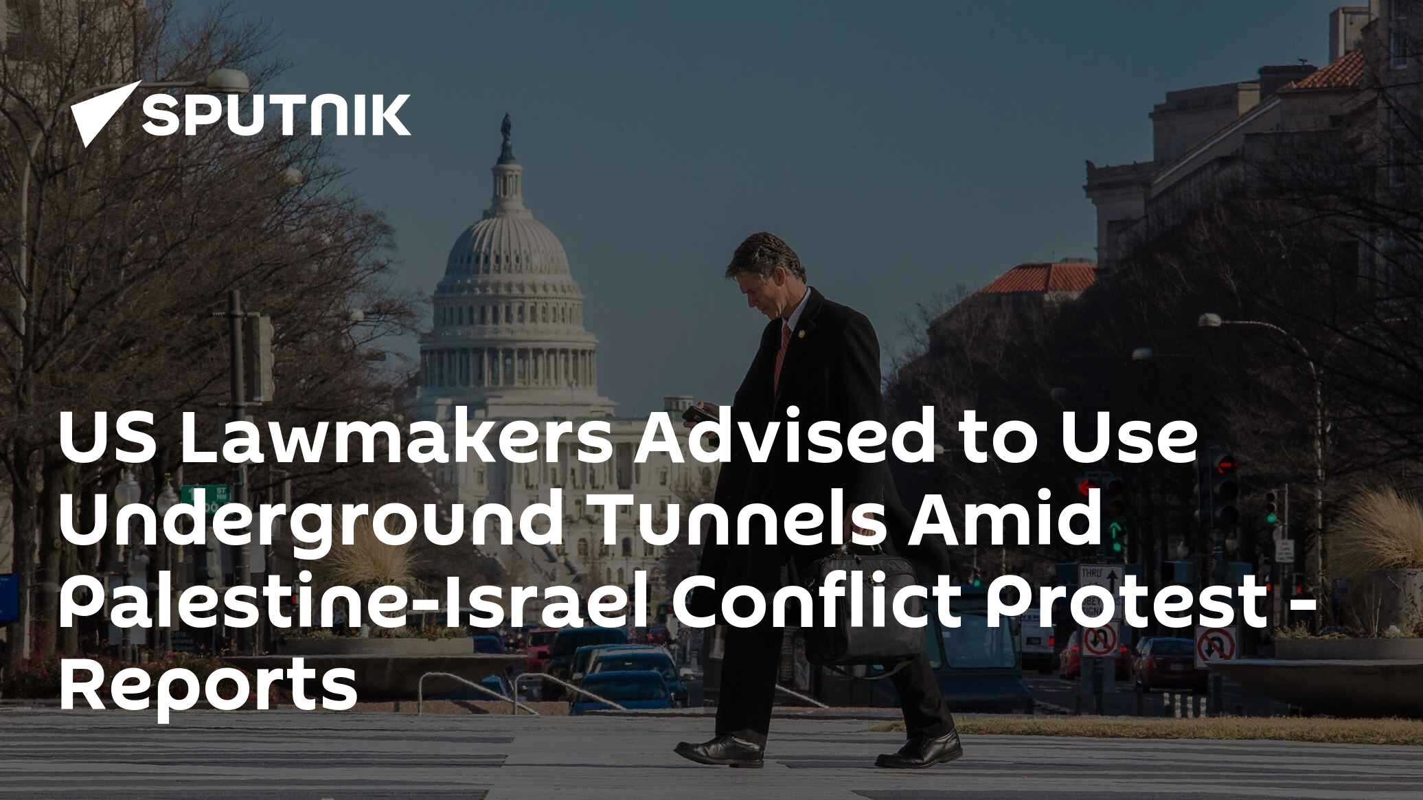 US Lawmakers Advised to Use Underground Tunnels Amid Palestine-Israel Conflict Protest - Vimarsana News