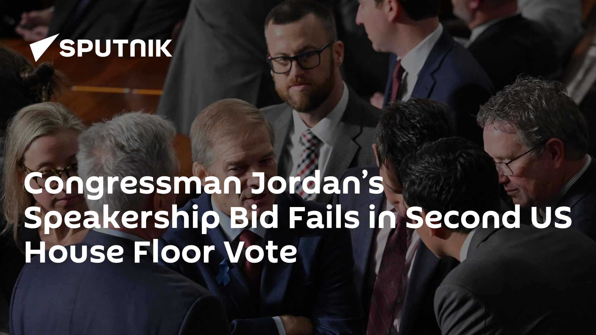 Congressman Jordan's Speakership Bid Fails in Second US House Floor Vote - Vimarsana News
