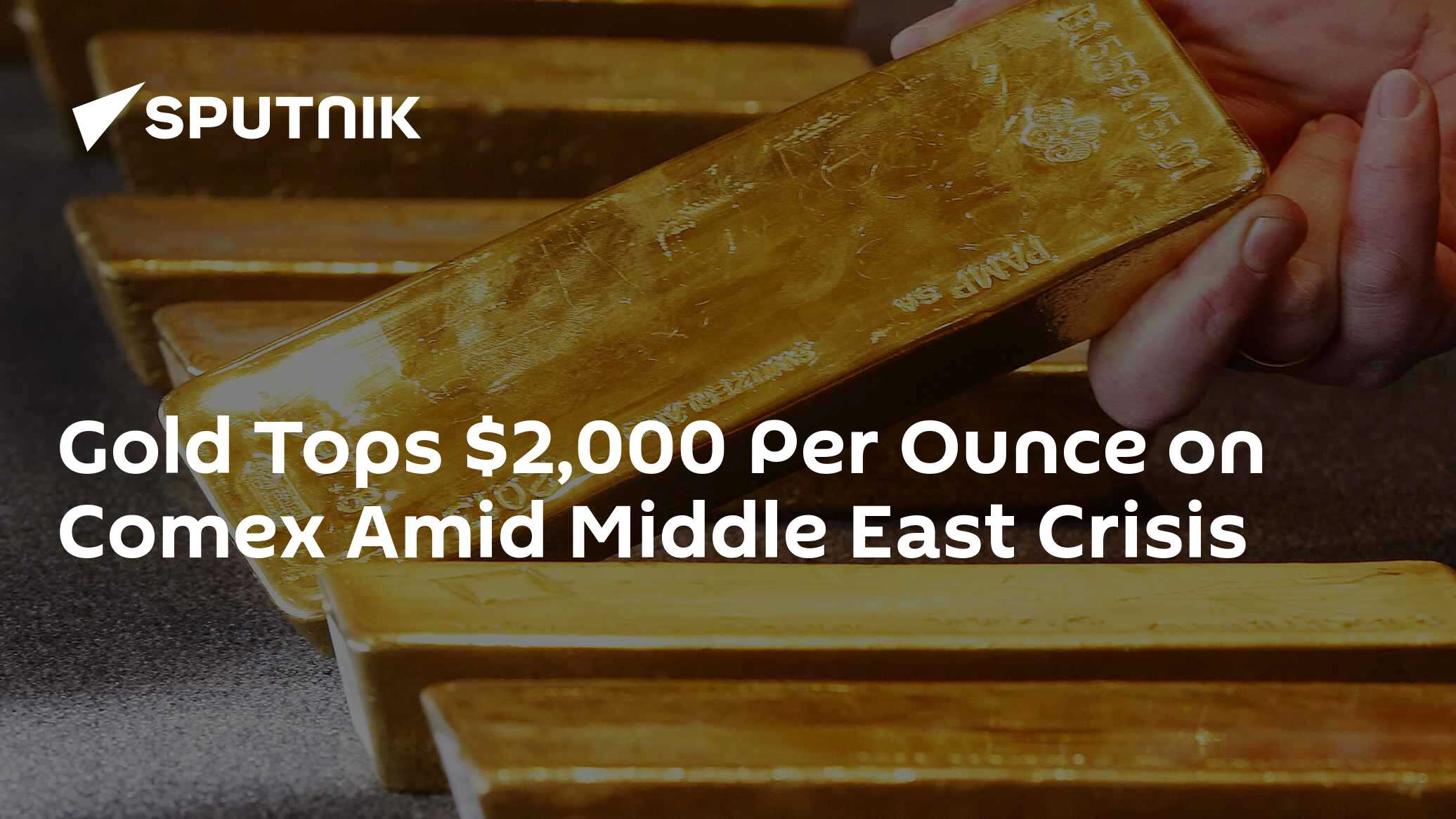 Gold Tops $2,000 Per Ounce on Comex Amid Middle East Crisis - Vimarsana News