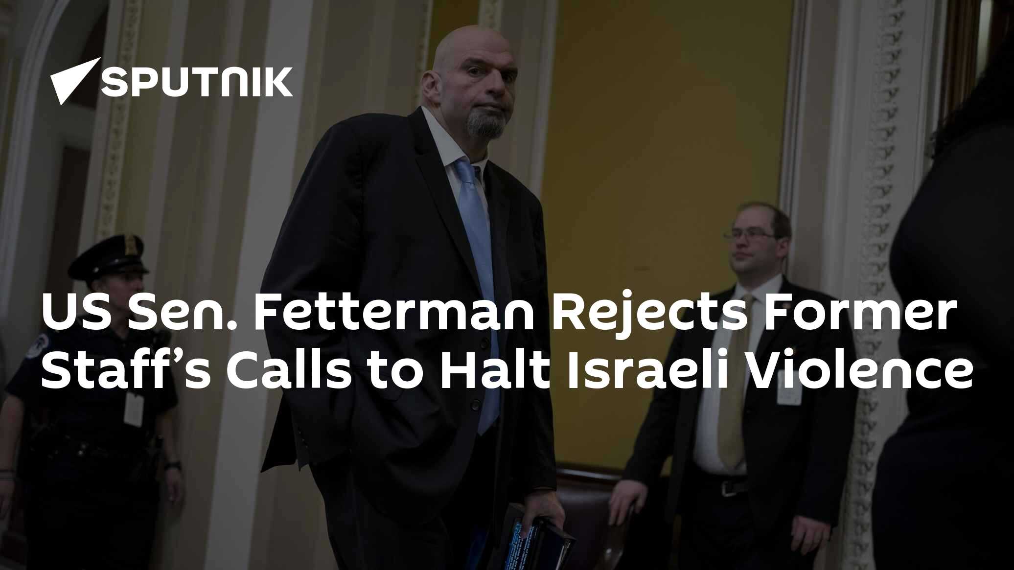 Fetterman Voices Support for Israel After Former Staff Calls for Ceasefire - Vimarsana News
