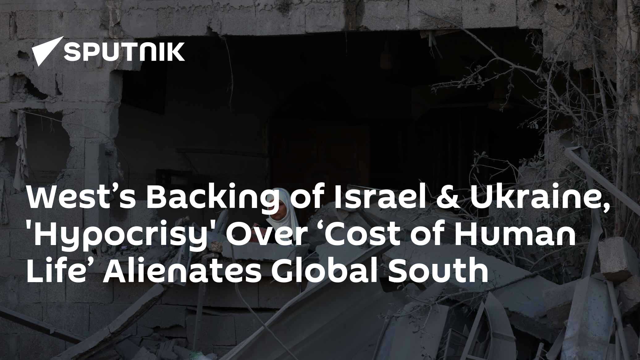 West's 'Hypocritical' Backing of Israel & Ukraine 'Alienates' Global South - Vimarsana News