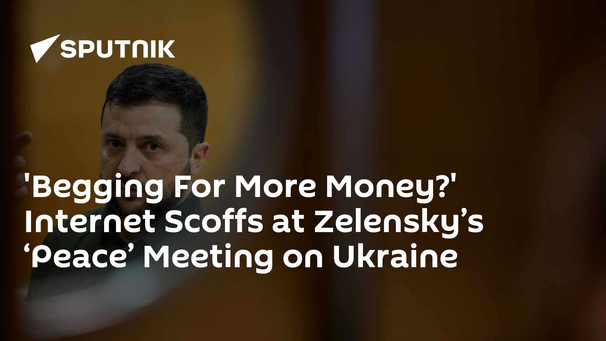 Internet Ridicules Zelensky’s Touted ‘Peace’ Meeting on Ukraine