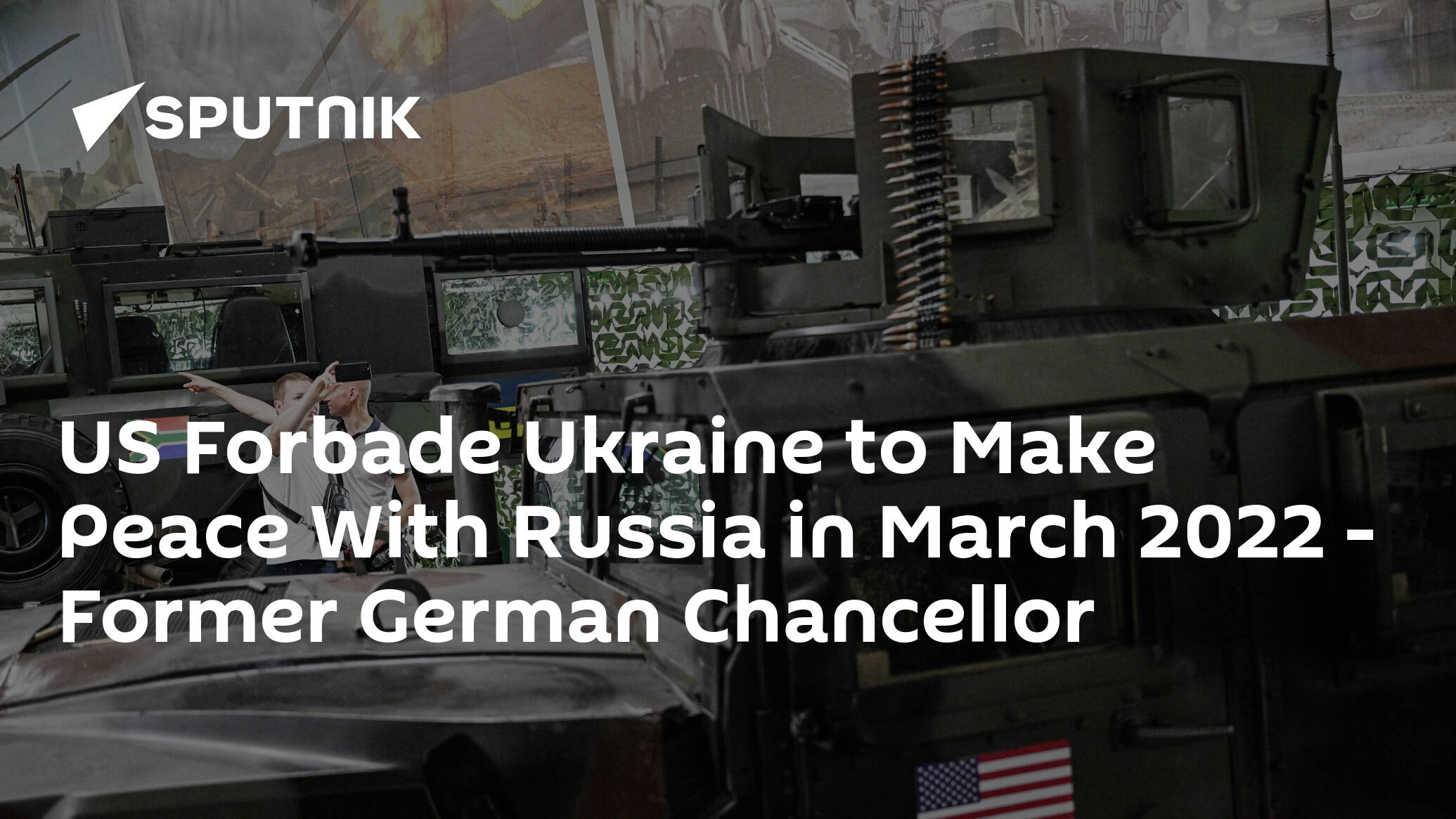 US Forbade Ukraine to Make Peace With Russia in March 2022 – Former German Chancellor