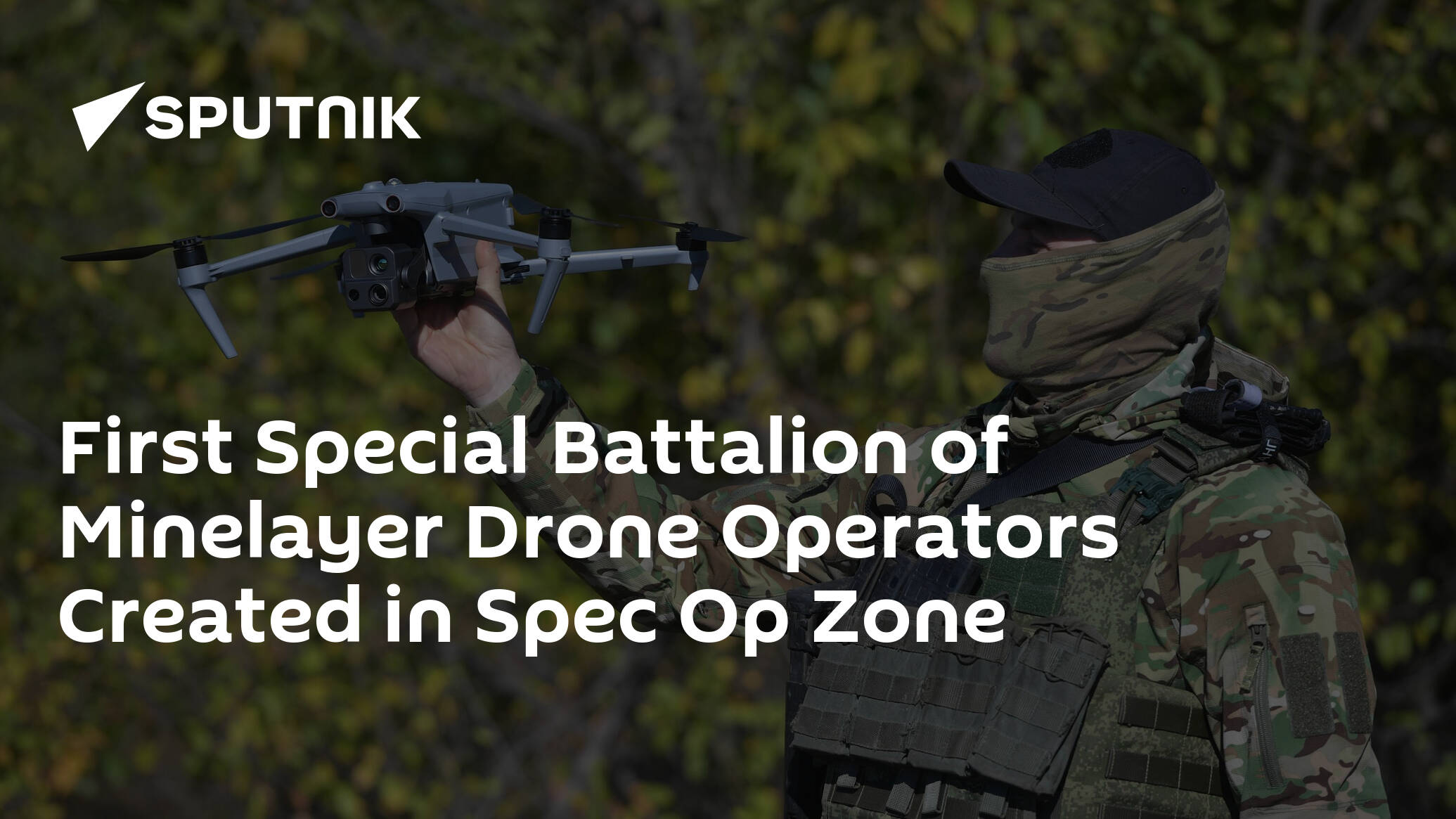 First Special Battalion of Minelayer Drone Operators Created in Spec Op Zone