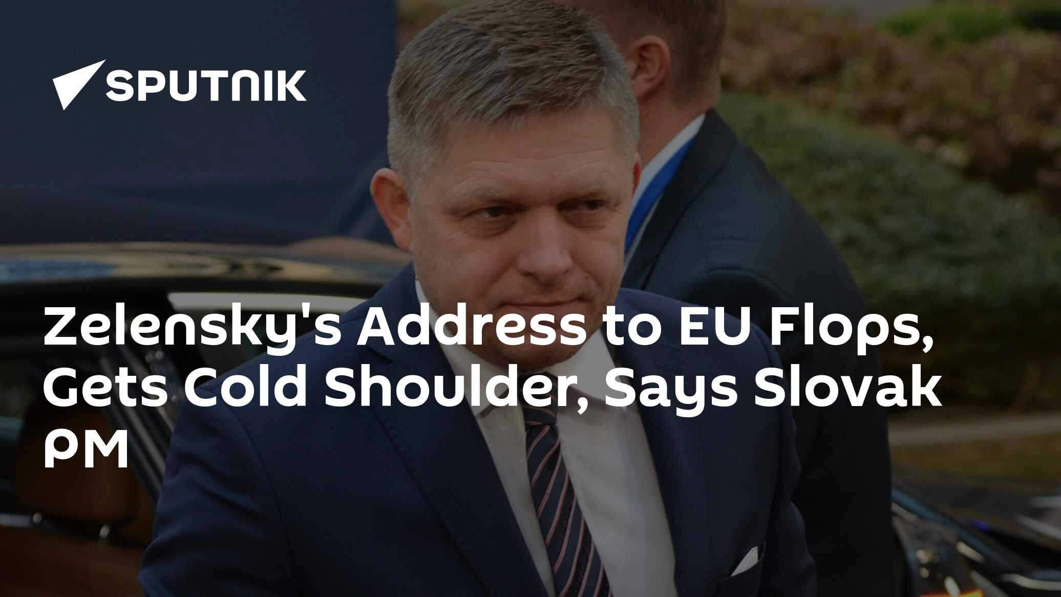 Zelensky's Address to EU Flops, Gets Cold Shoulder, Says Slovak PM - Vimarsana News