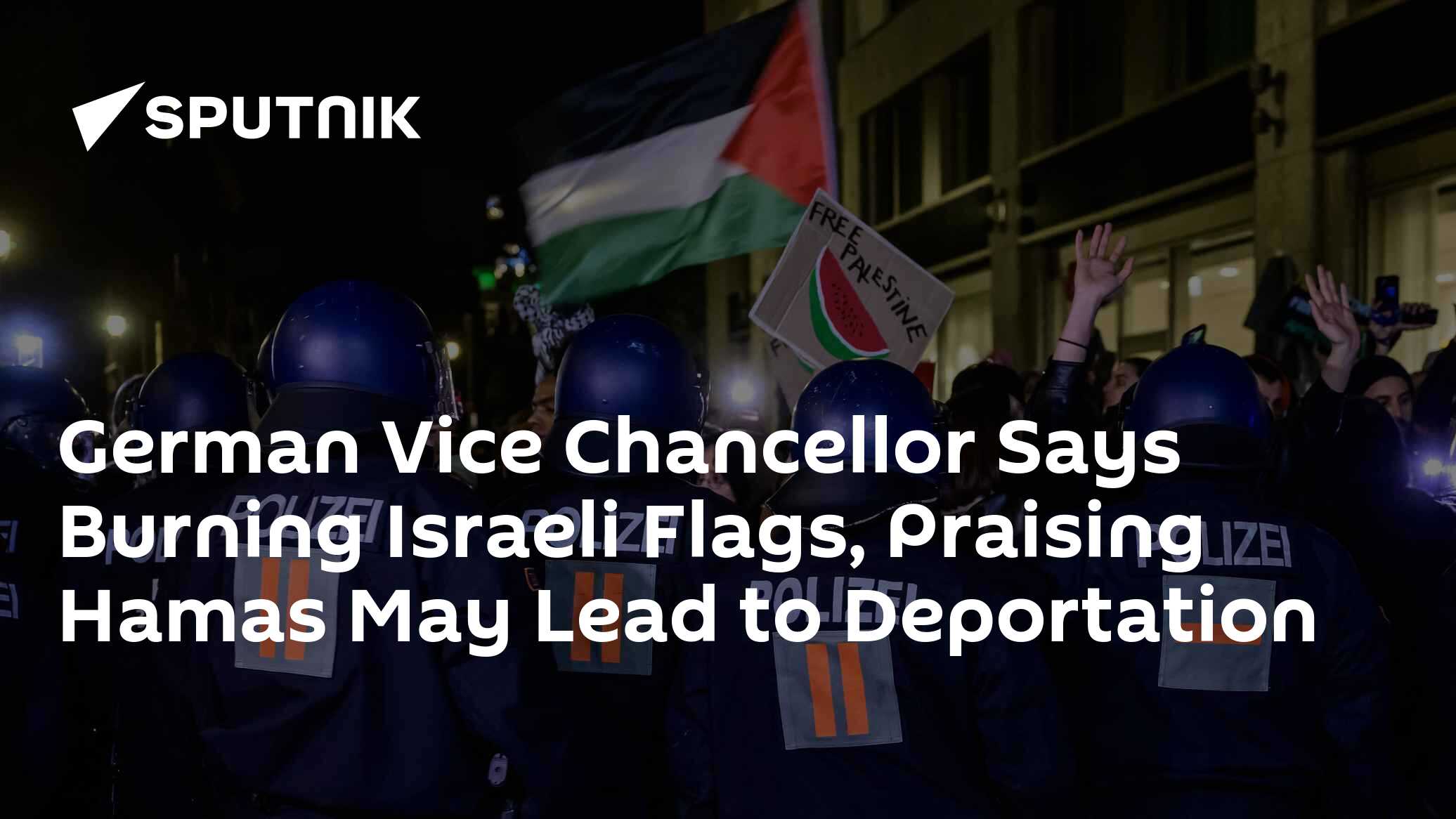 German Immigrants May Be Deported For Burning Israeli Flags