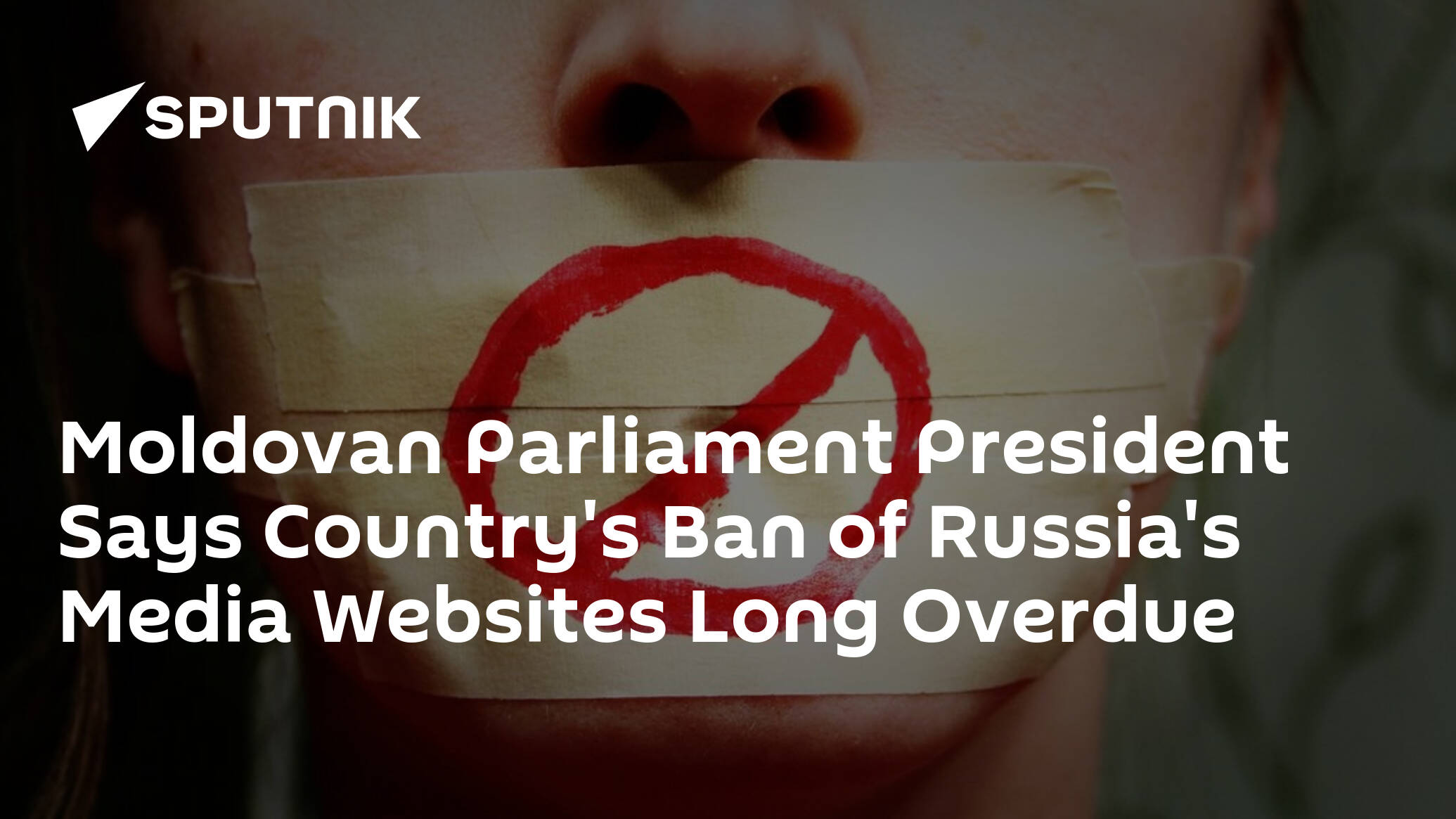 Moldovan Parliament President Says Country's Ban of Russia's Media Websites Long Overdue