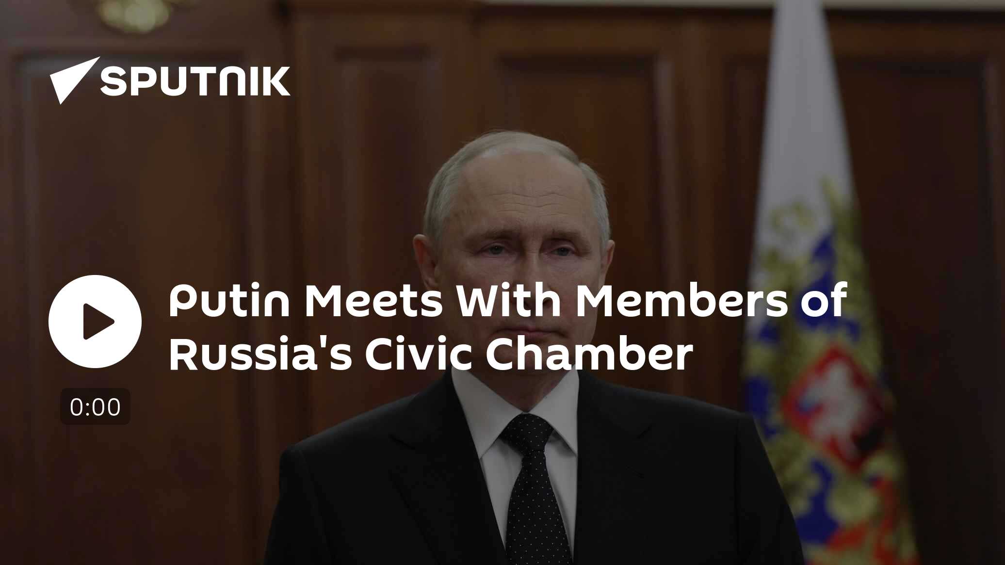 Putin Meets With Members of Russia's Civic Chamber - Vimarsana News