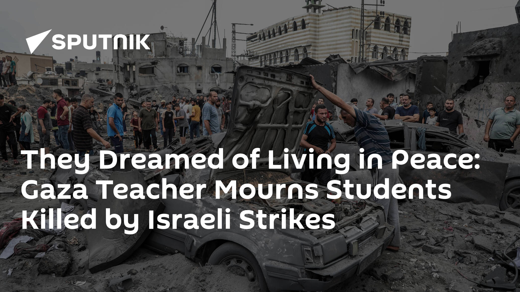 They Dreamed of Living in Peace: Gaza Teacher Mourns Students Killed by Israeli Strikes
