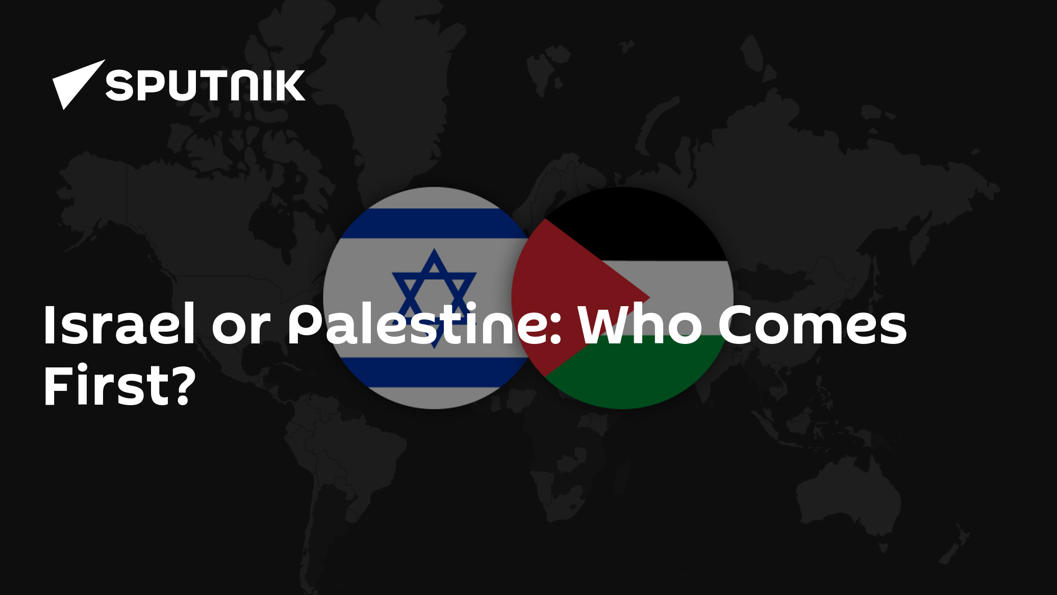 Israel or Palestine: Who Comes First? - Vimarsana News