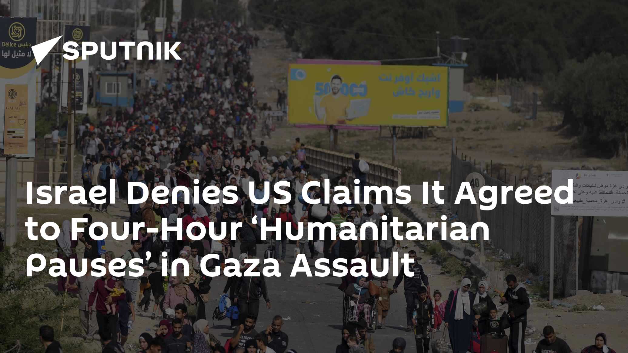 Israel Denies US Claims It Agreed to Four-Hour 'Humanitarian Pauses' in Gaza - Vimarsana News