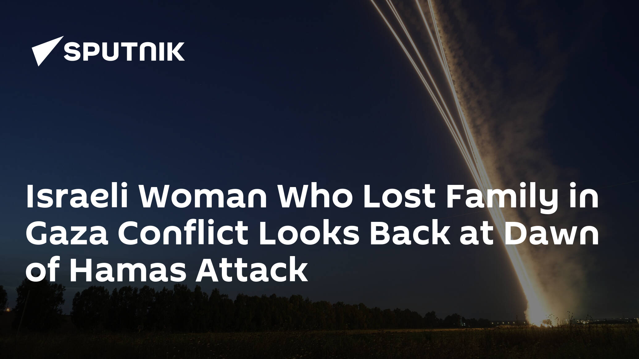 Israeli Woman Who Lost Family in Gaza Conflict Looks Back at Dawn of Hamas Attack