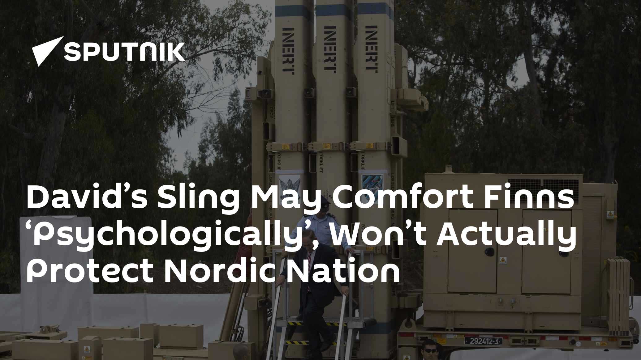 David's Sling May Comfort Finns 'Psychologically', Won't Actually Protect Nordic Nation - Vimarsana News