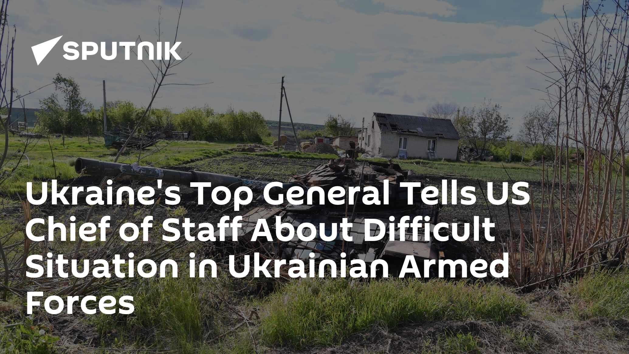Ukraine’s Top General Tells US Chief of Staff About Difficult Situation in Ukrainian Armed Forces