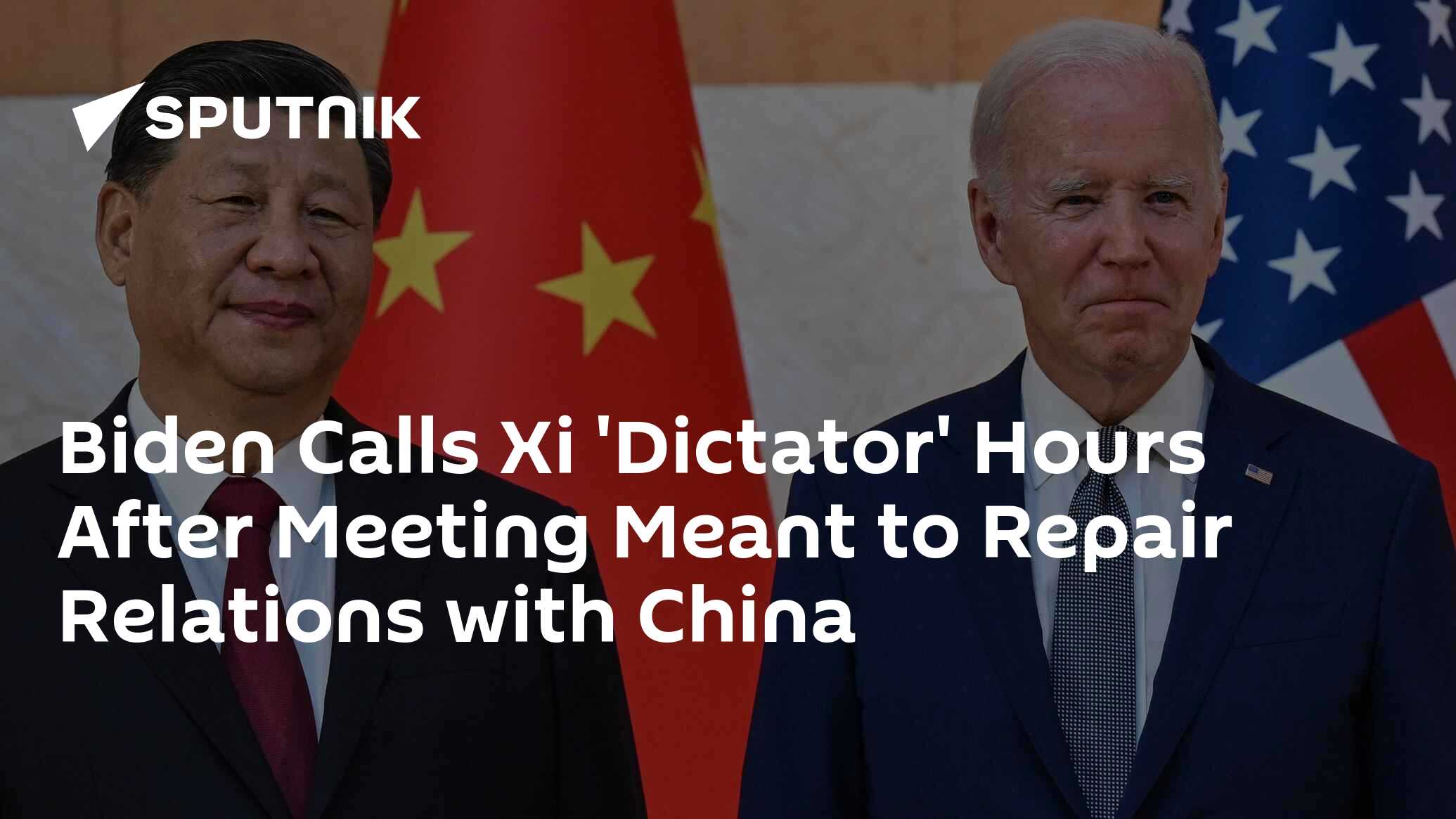 Biden Calls Xi A 'Dictator' Hours After Meeting Meant To Repair ...