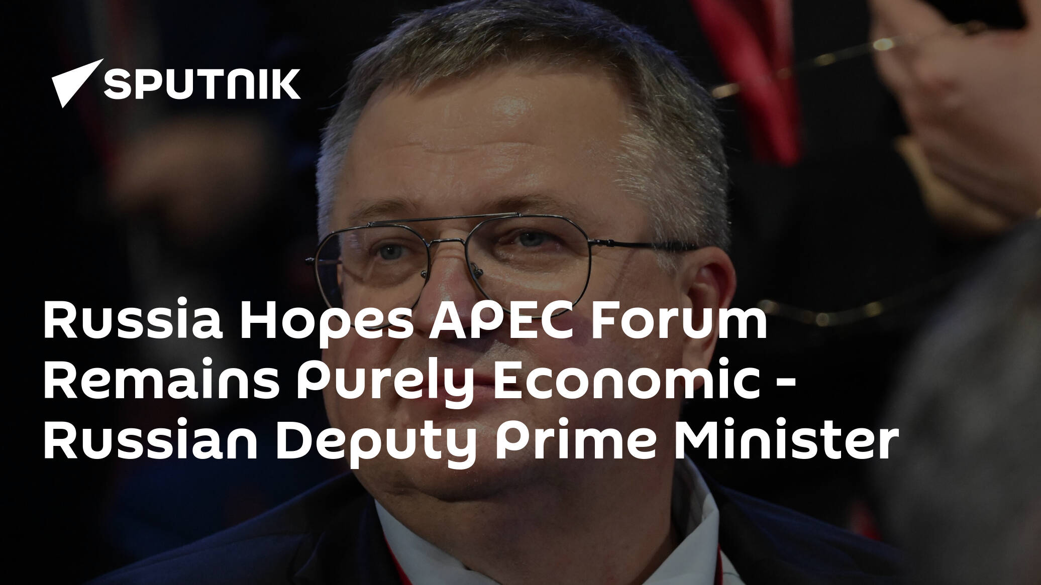 Russia Hopes APEC to Remain Purely Economic Forum – Russian Deputy Prime Minister